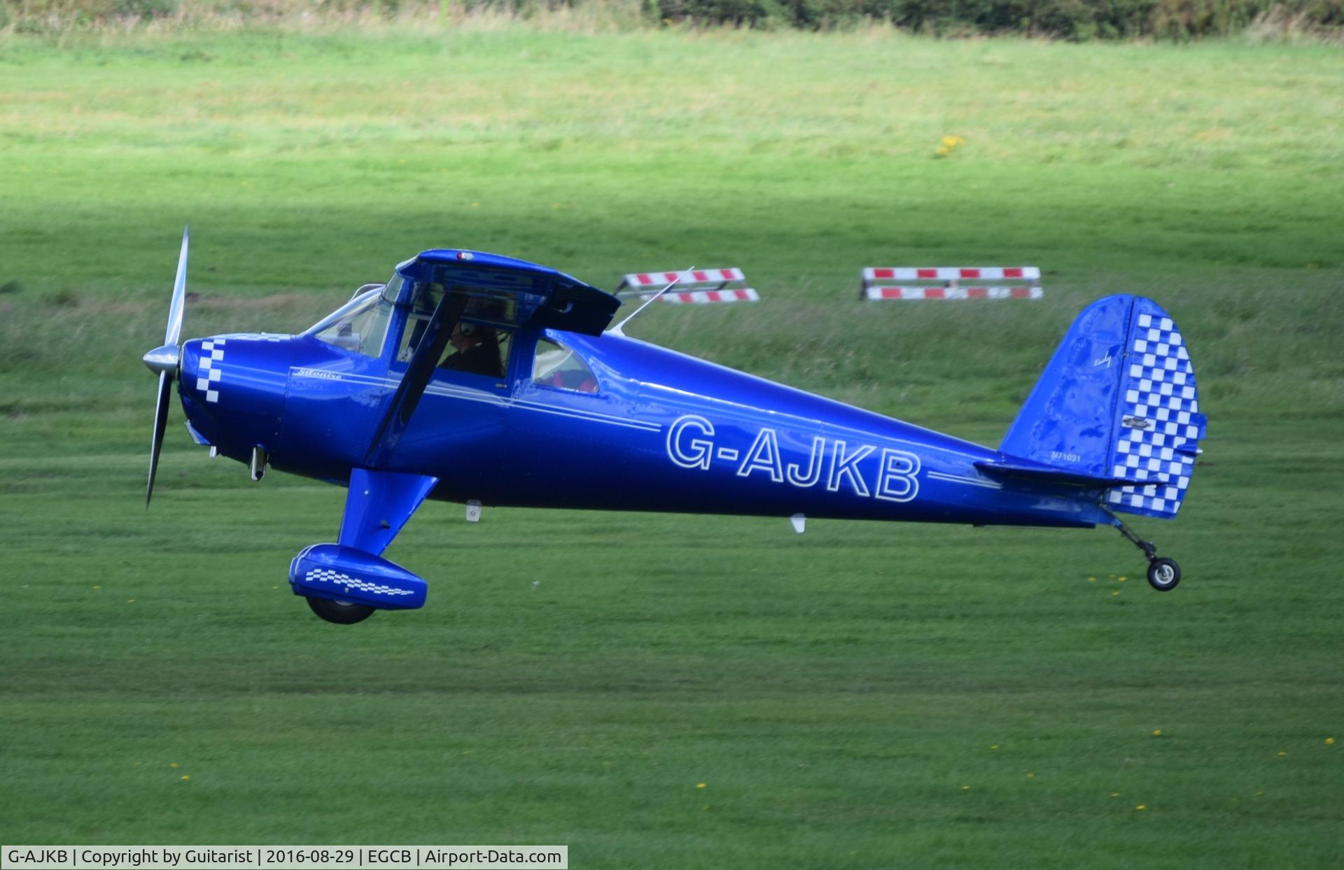 G-AJKB, 1946 Luscombe 8E Silvaire C/N 3058, At City Airport Manchester