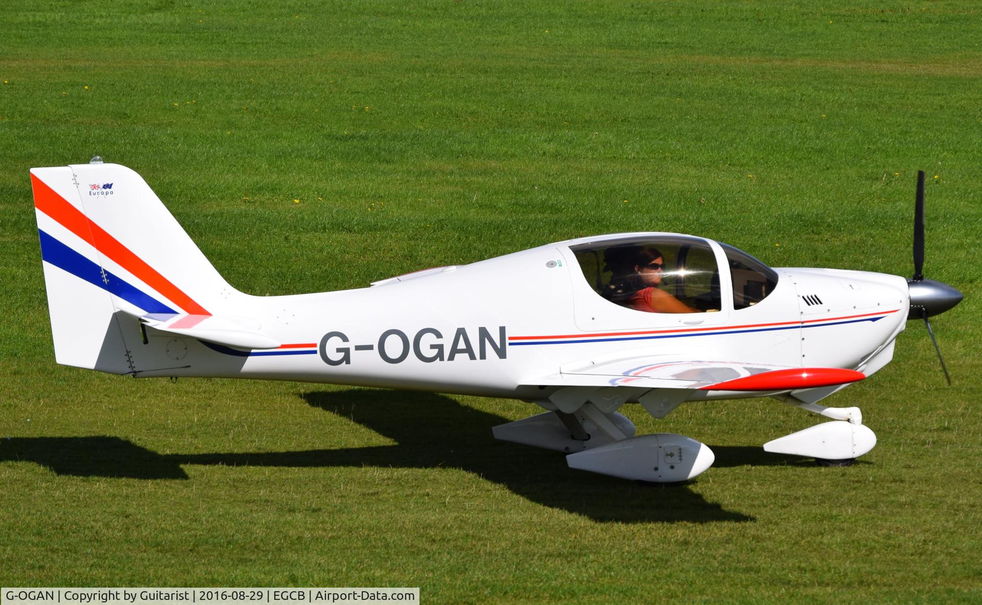 G-OGAN, 1999 Europa Tri Gear C/N PFA 247-12734, At City Airport Manchester