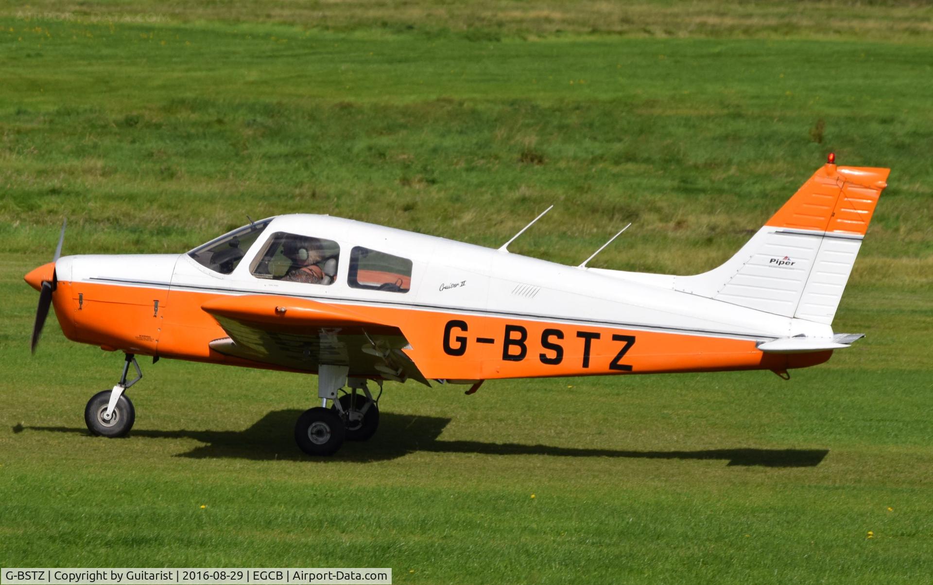 G-BSTZ, 1977 Piper PA-28-140 Cherokee Cruiser C/N 28-7725153, At City Airport Manchester