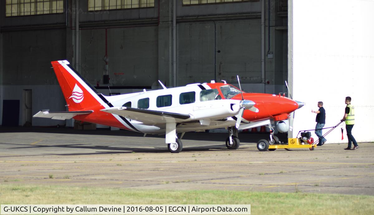 G-UKCS, 1974 Piper PA-31-310 Navajo Navajo C/N 31-7400984, G-UKCS at DSA