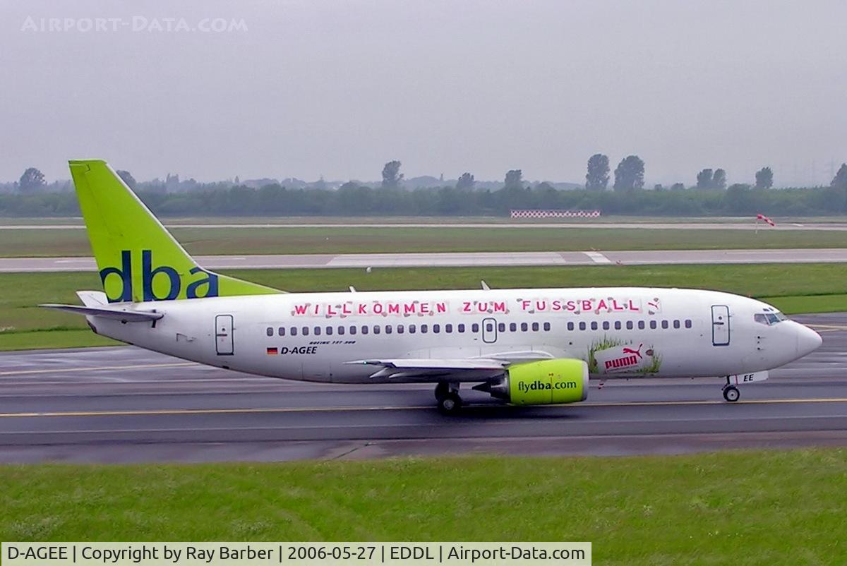 D-AGEE, 1988 Boeing 737-35B C/N 24238, Boeing 737-35B [24238] (DBA) Dusseldorf~D 27/05/2006