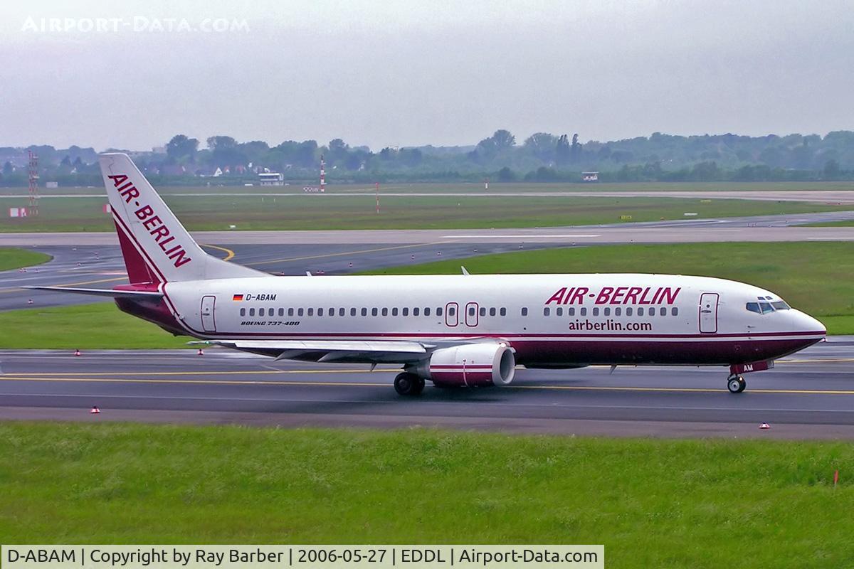 D-ABAM, 1997 Boeing 737-46J C/N 28867, Boeing 737-46J [28867] (Air Berlin) Dusseldorf~D 27/05/2006