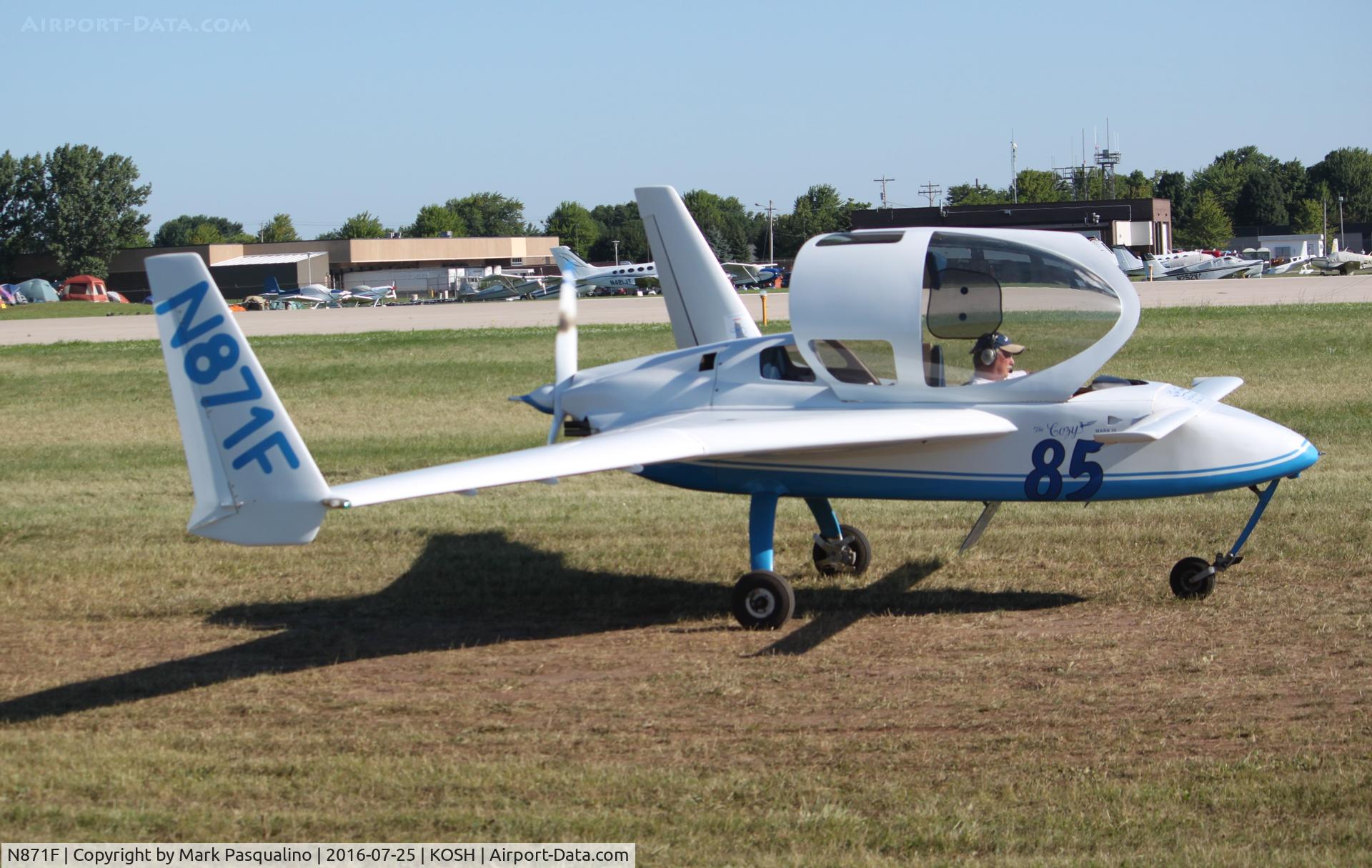 N871F, 2000 Co-Z Cozy Mark IV C/N 21, Cozy Mark IV
