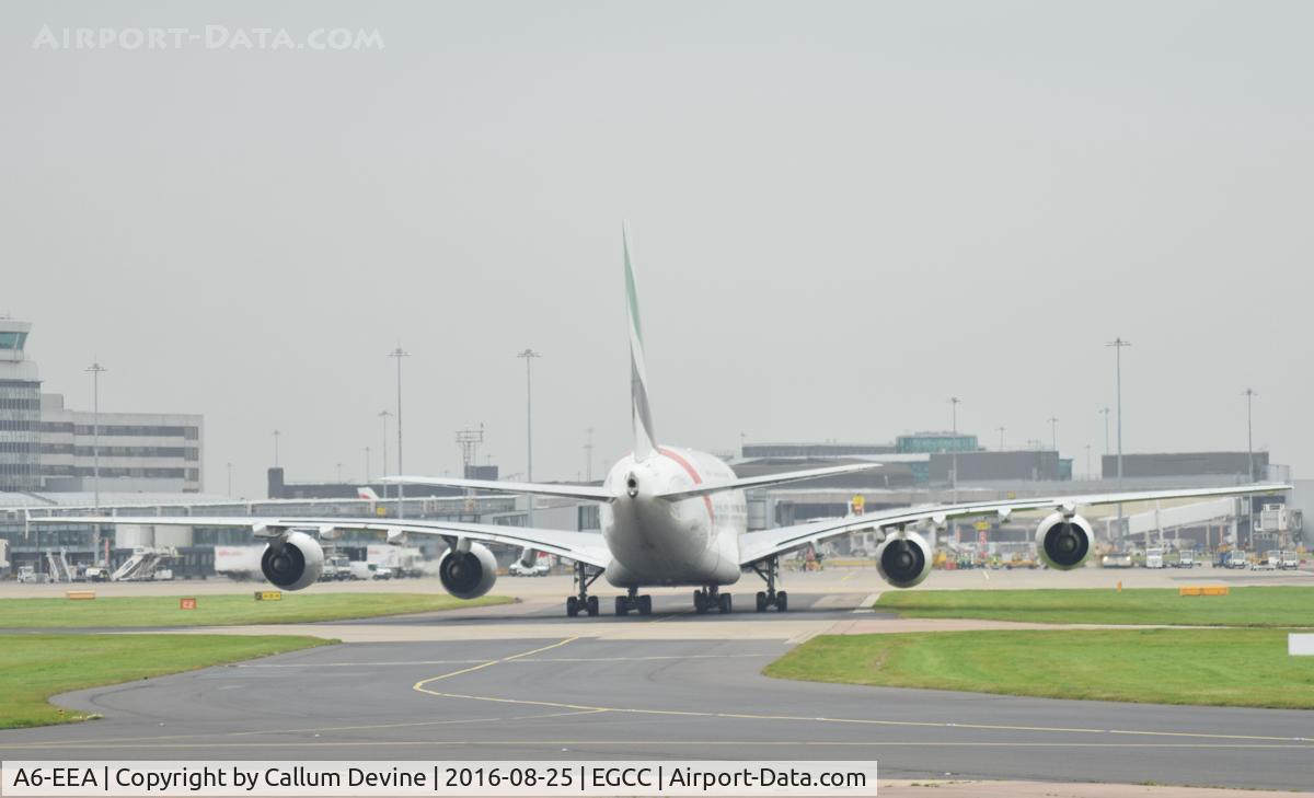A6-EEA, 2012 Airbus A380-861 C/N 108, A6-EEA at MAN on August 25th