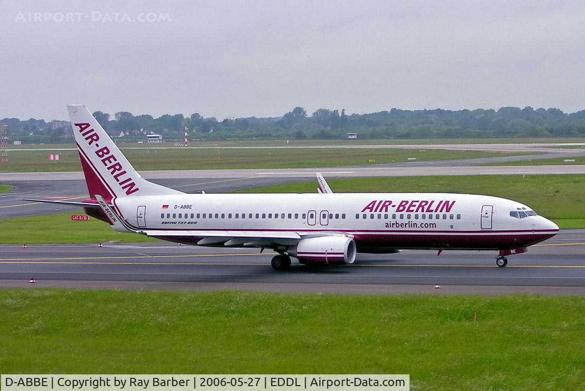 D-ABBE, 2002 Boeing 737-86J C/N 30881, Boeing 737-86J [30881] (Air Berlin) Dusseldorf~D 27/05/2006