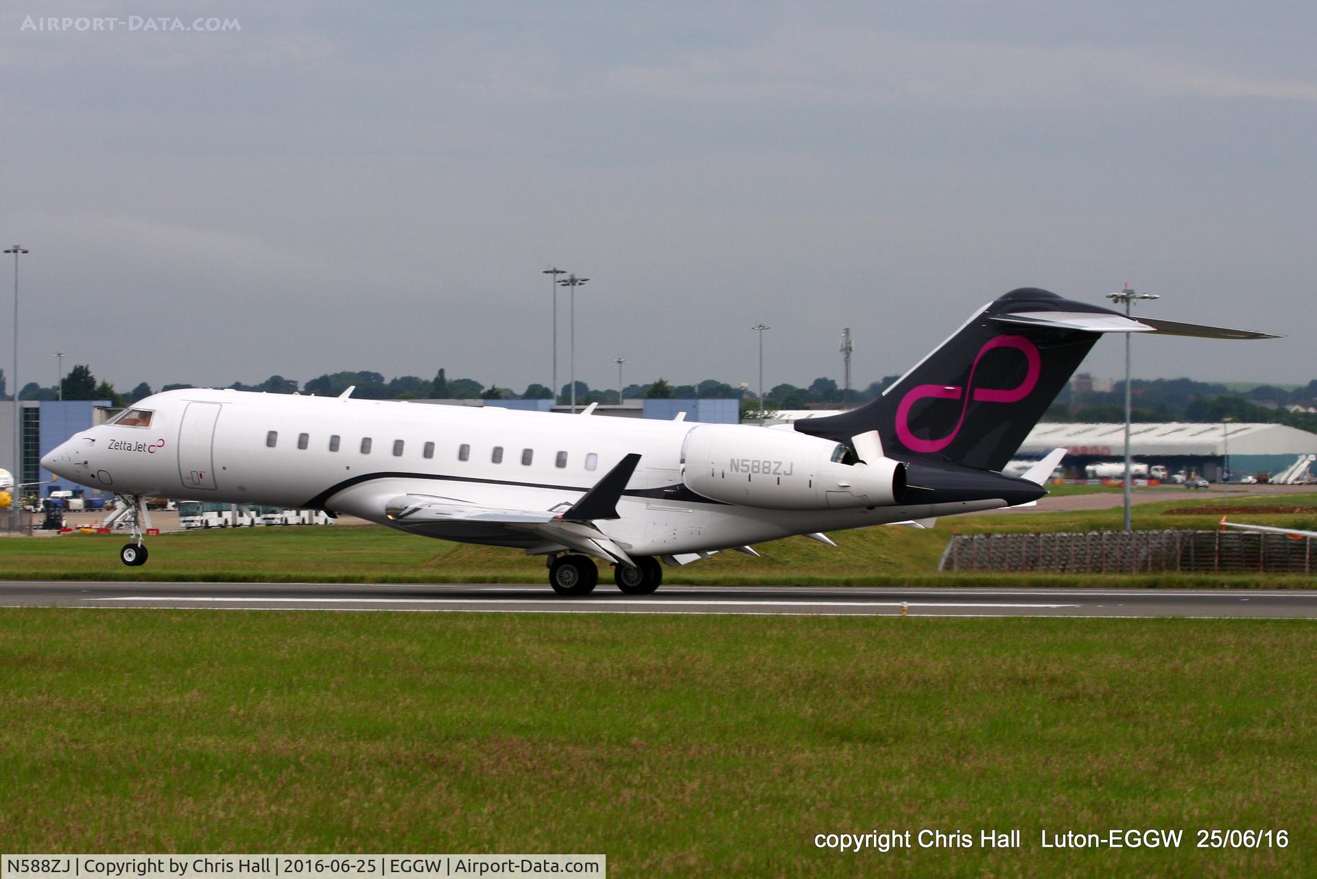 N588ZJ, 2014 Bombardier BD-700-1A11 Global 5000 C/N 9679, Zetta Jet