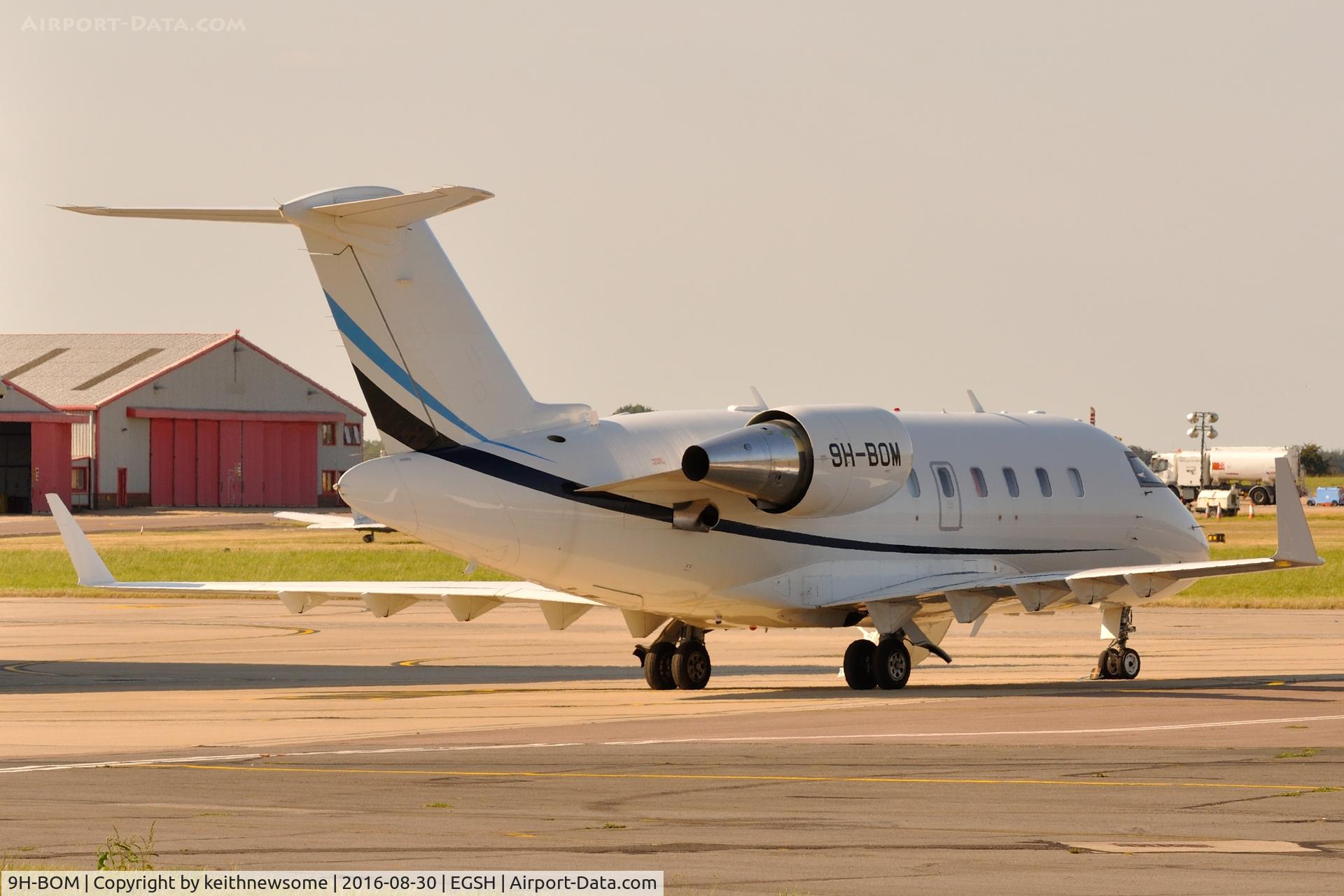 9H-BOM, 2009 Bombardier Challenger 605 (CL-600-2B16) C/N 5785, Nice Visitor.