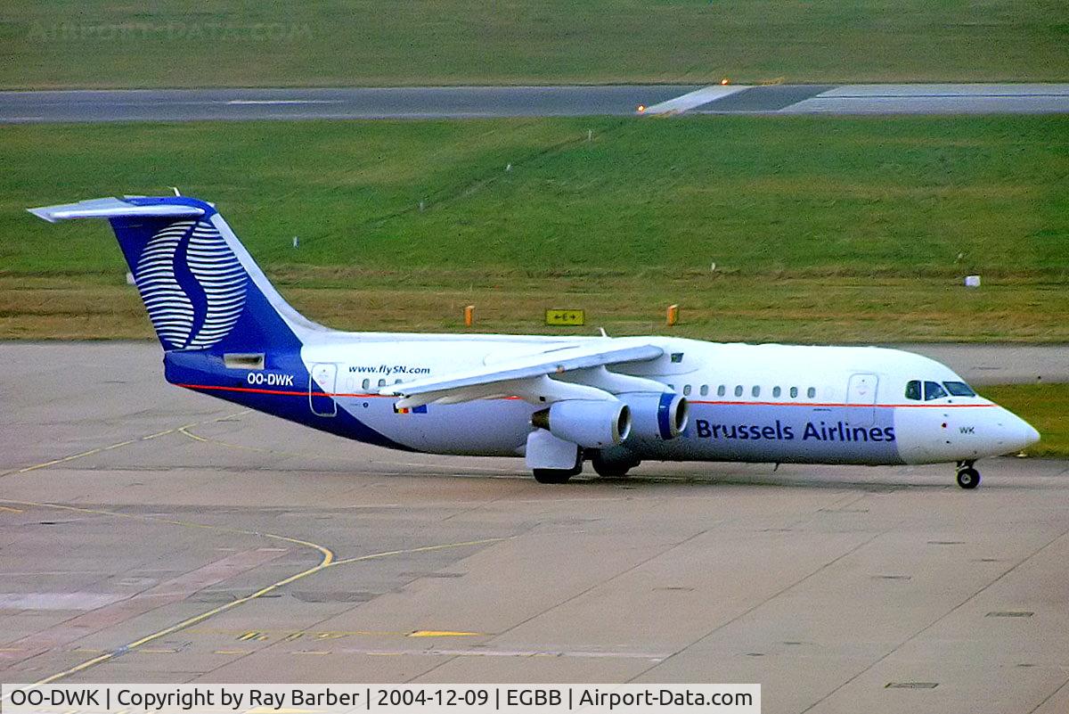 OO-DWK, 1999 British Aerospace Avro 146-RJ100 C/N E3360, BAe 146-RJ100 [E3360] (SN Brussels Airlines) Birmingham Int'l~G 12/05/2006