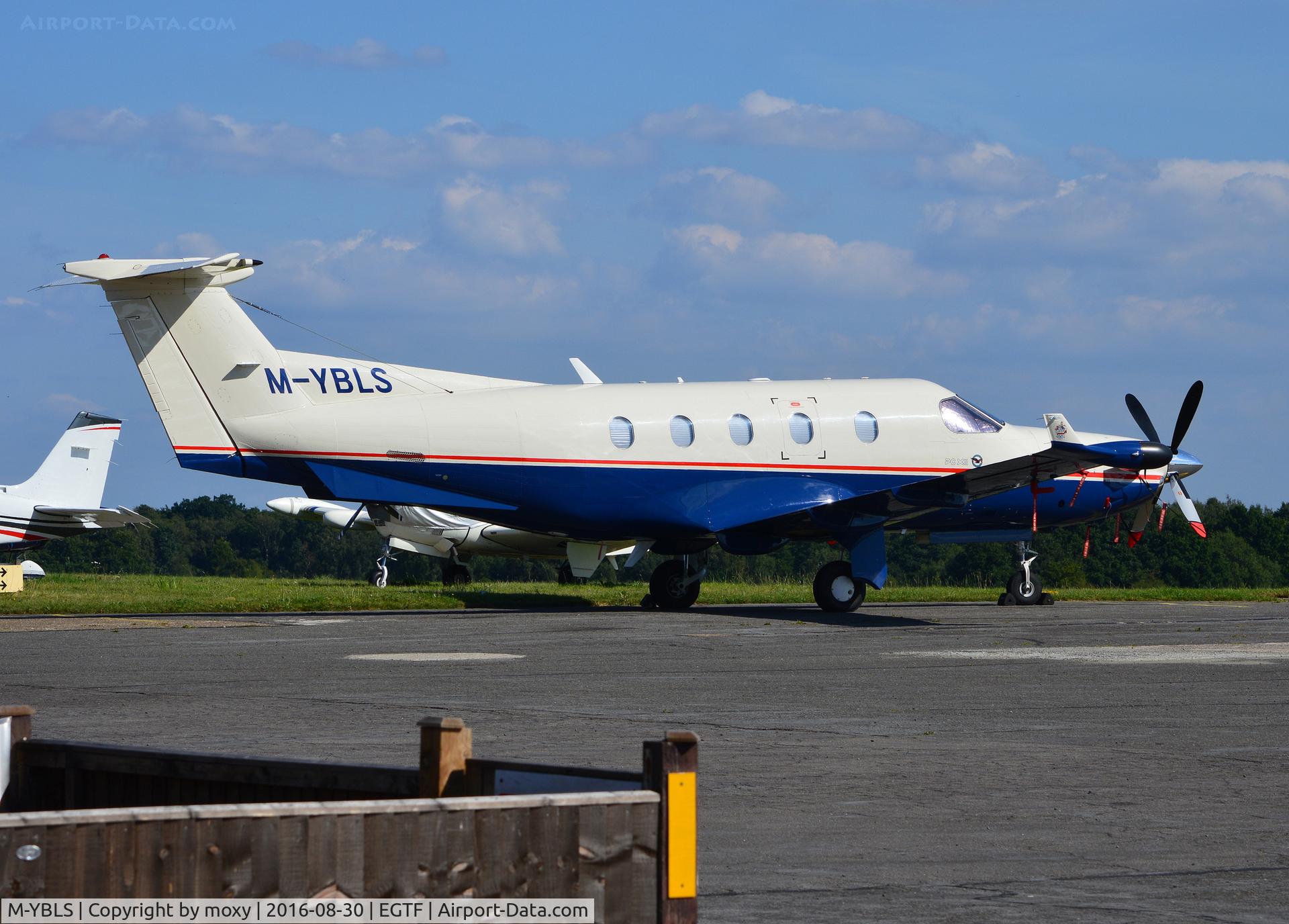 M-YBLS, 1997 Pilatus PC-12/45 C/N 176, Pilatus PC-12/47 at Fairoaks.