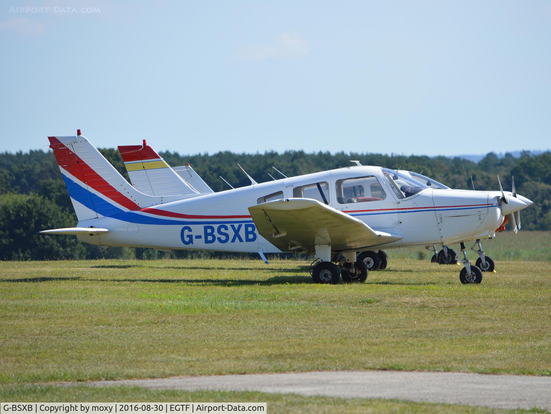 G-BSXB, 1984 Piper PA-28-161 Cherokee Warrior II C/N 28-8416125, Piper Cherokee Warrior III at Fairoaks. Ex N4374D