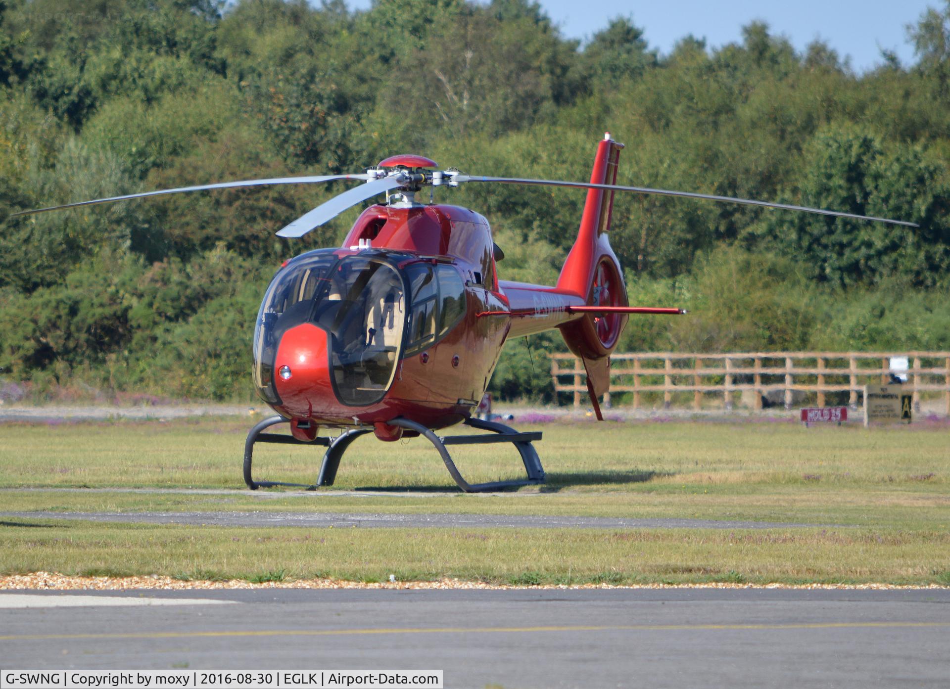 G-SWNG, 2008 Eurocopter EC-120B Colibri C/N 1532, Eurocopter EC120B Colibri at Blackbushe. Ex EC-KQA