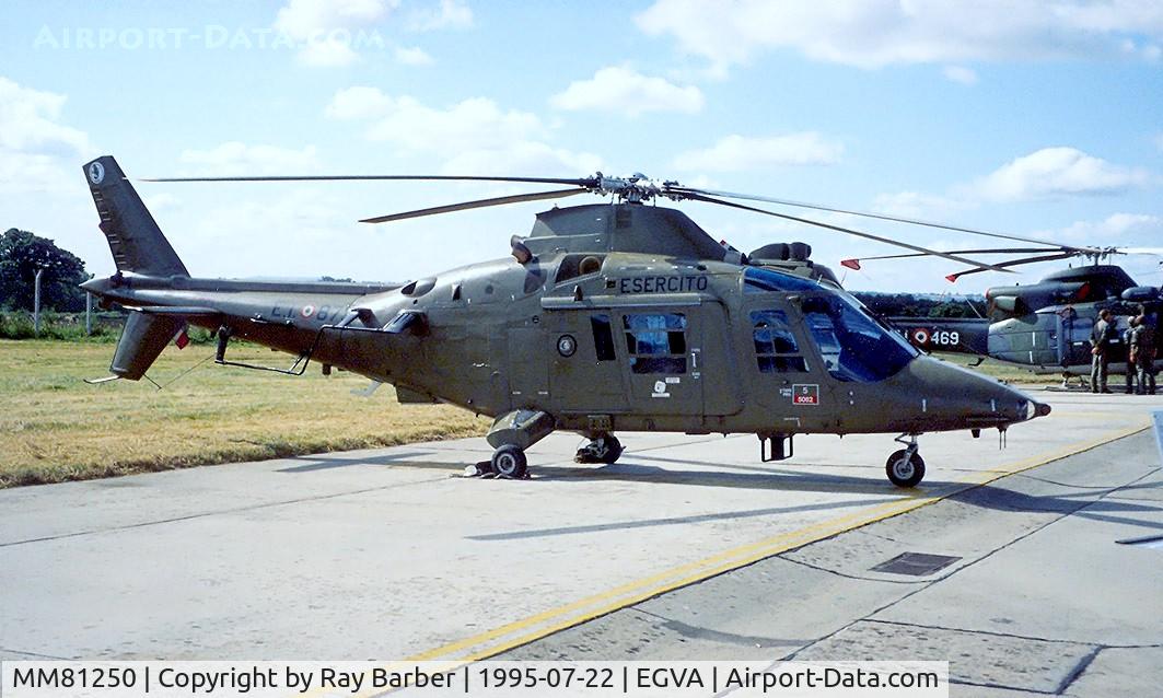 MM81250, Agusta A-109EOA Hirundo C/N 7403, Agusta A-109EOA-2 Hirundo [7403] (Italian Army) RAF Fairford~G 22/07/1995