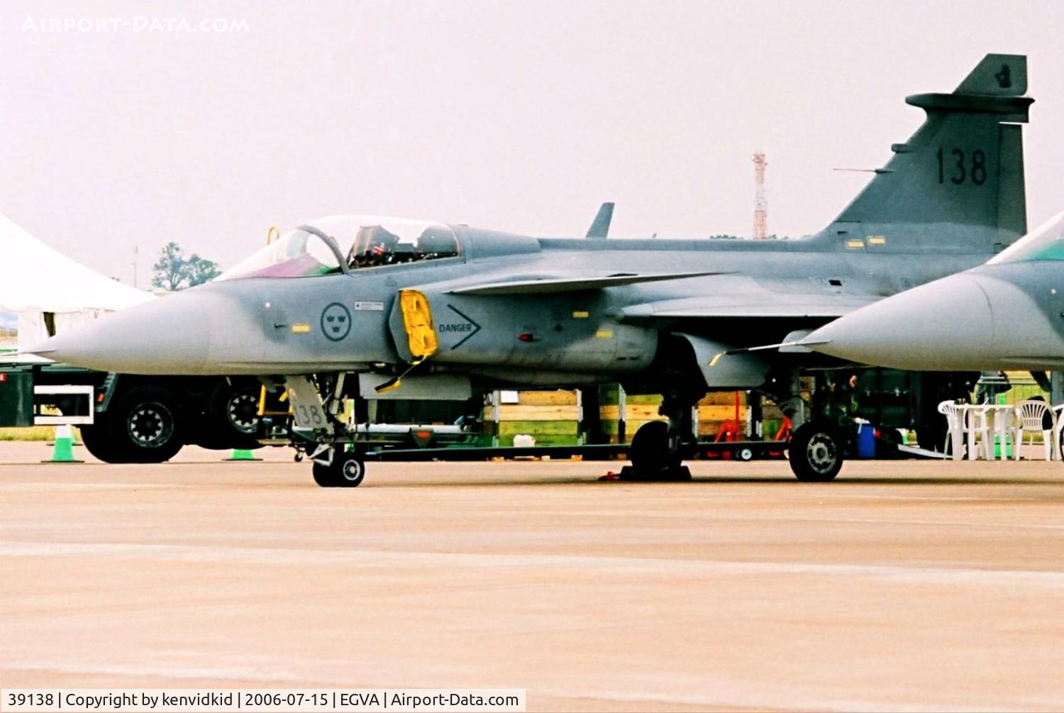 39138, Saab JAS-39A Gripen C/N 39138, Swedish Air Force on static display at RIAT.