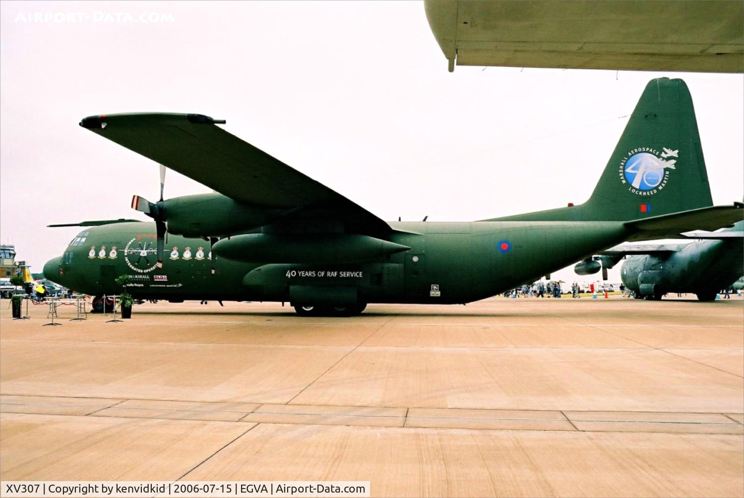 XV307, 1966 Lockheed C-130K Hercules C.3 C/N 382-4275, Royal Air Force on static display at RIAT.