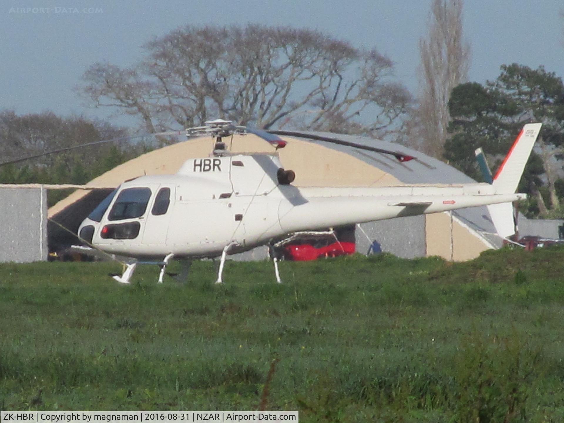 ZK-HBR, Aerospatiale AS-350D AStar Mk3 C/N 1386, long range shot in morning sun