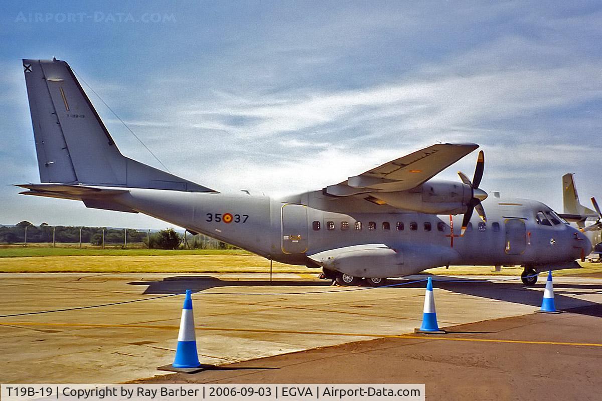 T19B-19, 1993 Airtech CN-235-100M C/N C076, CASA 235-100M [C076] (Spanish Air Force) RAF Fairford~G 19/07/1997