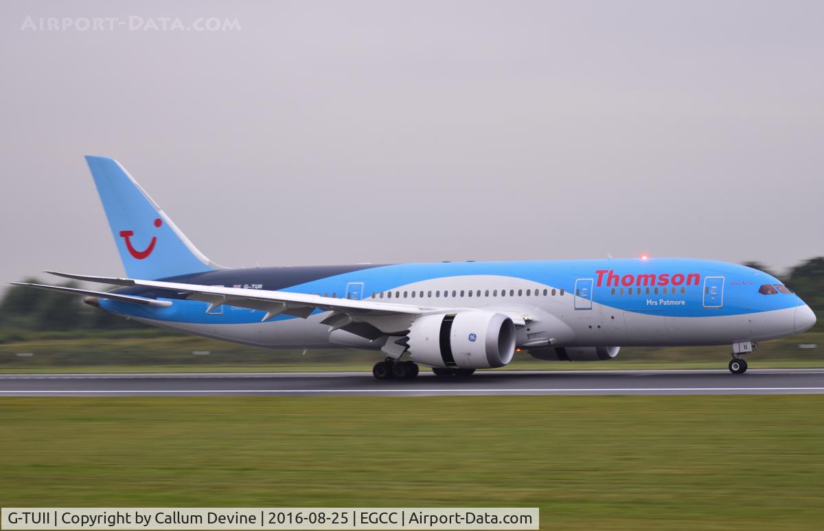 G-TUII, 2015 Boeing 787-8 Dreamliner C/N 37230, G-TUII at MAN on August 25th