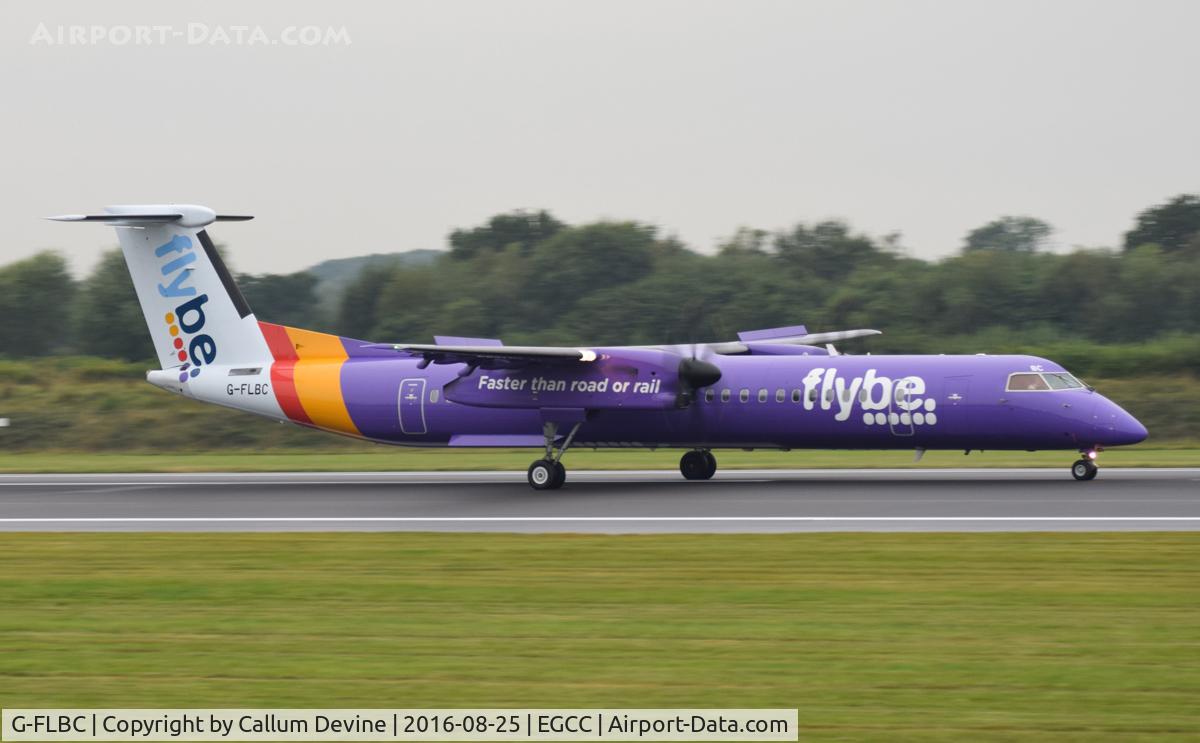 G-FLBC, 2009 De Havilland Canada DHC-8-402Q Dash 8 C/N 4257, G-FLBC at MAN on August 25th