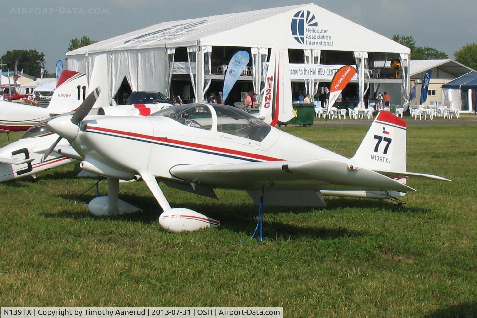 N139TX, 1996 Vans RV-6 C/N 23139, 1996 Vans RV-?, c/n: 23139