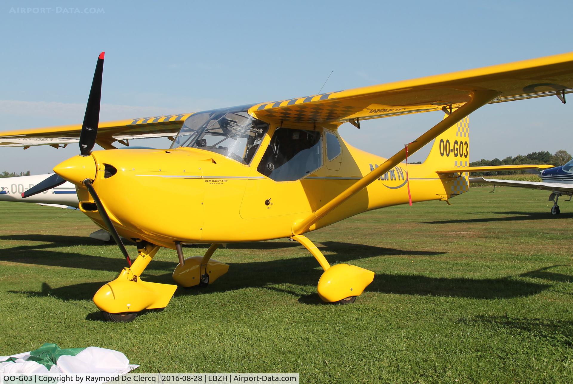 OO-G03, 2008 B & F Technik FK-9 Mark IV C/N 350, Open days at Kiewit 2016.