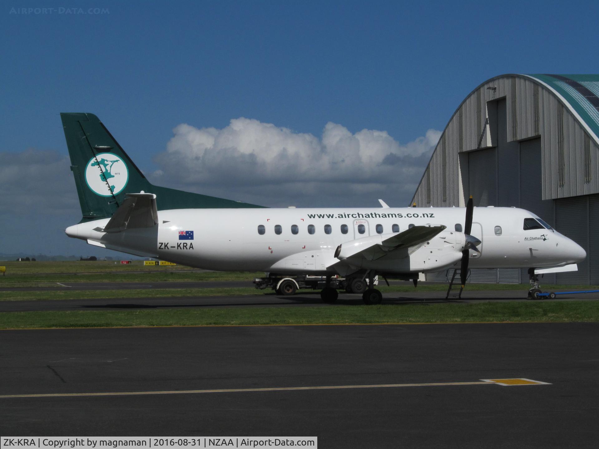 ZK-KRA, 1986 Saab SF340A C/N 340A-065, Once of Kiwi Regional Airlines (did not last long) now with expanding Air Chathams!