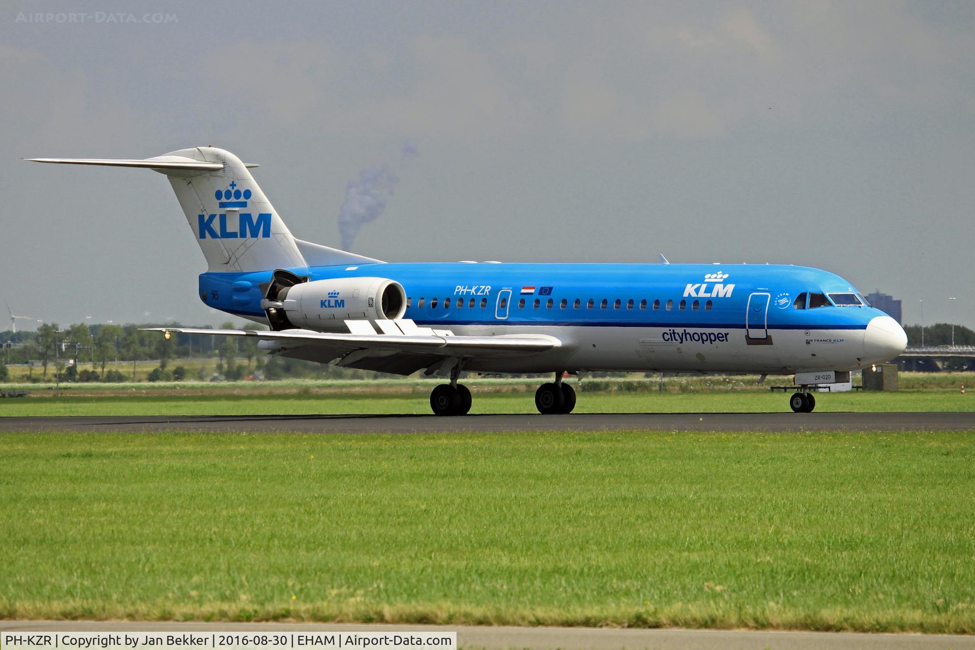PH-KZR, 1995 Fokker 70 (F-28-0070) C/N 11551, Schiphol Amsterdam Polderbaan