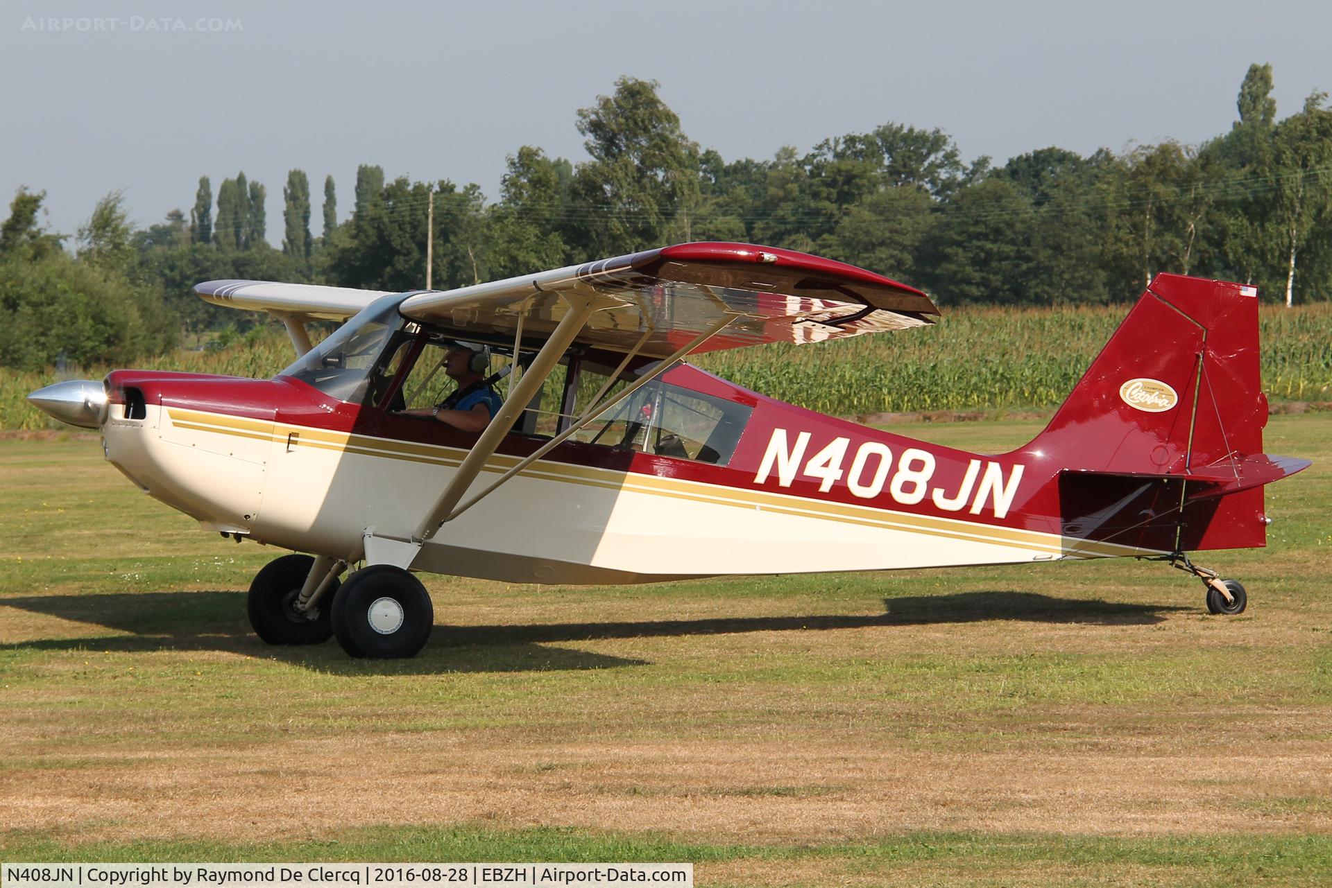 N408JN, 1966 Champion 7ECA Citabria C/N 58, Visitor at Kiewit 2016.