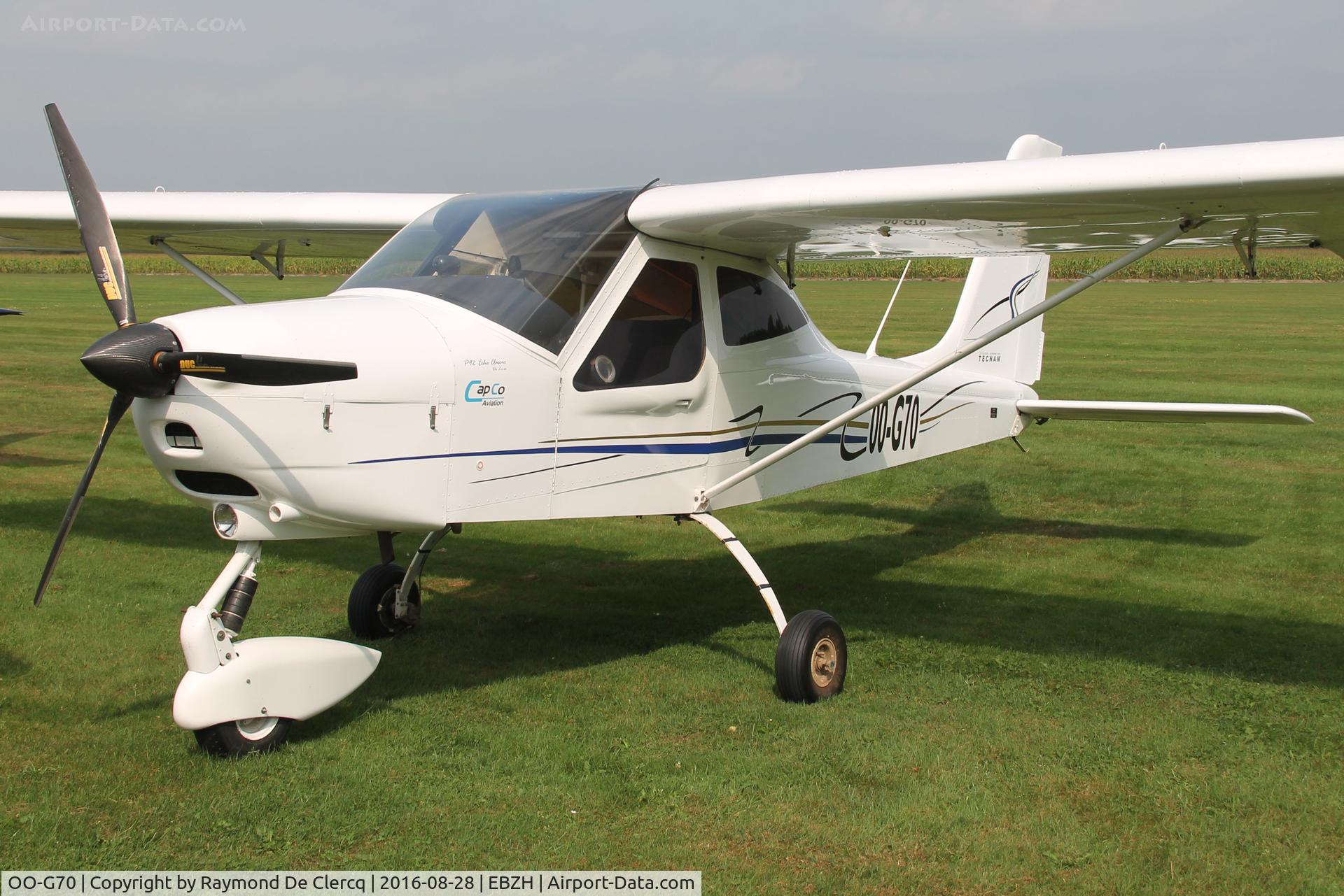 OO-G70, 2010 Tecnam P-92 Echo C/N 1355, Open days at Kiewit.