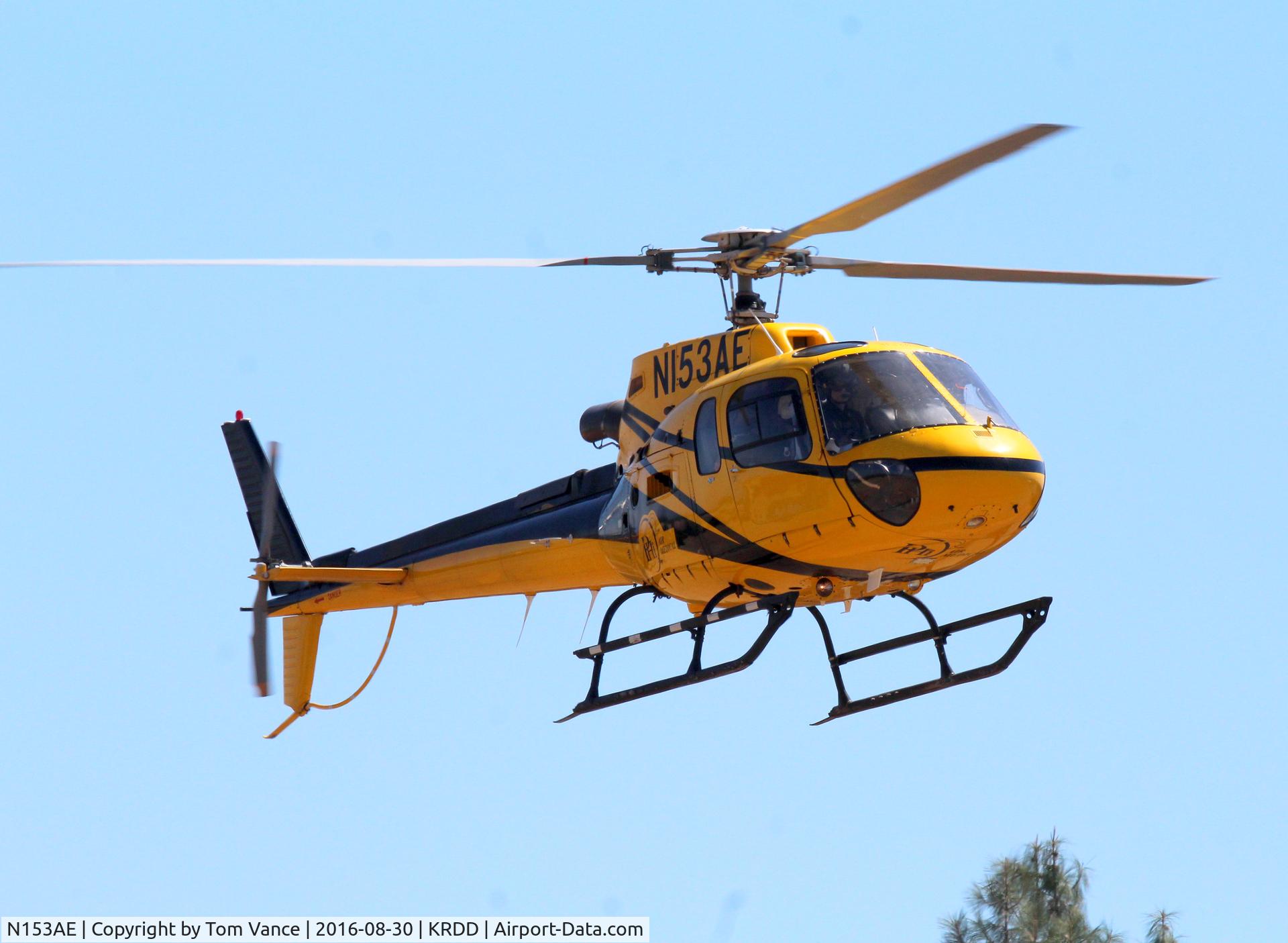 N153AE, 2004 Eurocopter AS-350B-3 Ecureuil Ecureuil C/N 3829, N153AE arriving at the PHi Air Medical base ops at Redding, CA.
