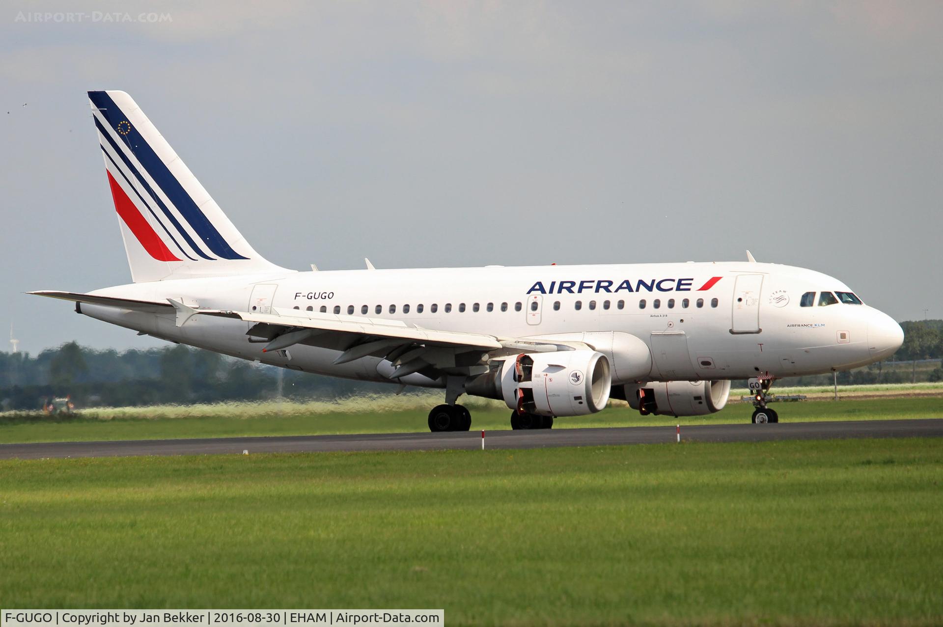 F-GUGO, 2006 Airbus A318-111 C/N 2951, Schiphol, Amsterdam