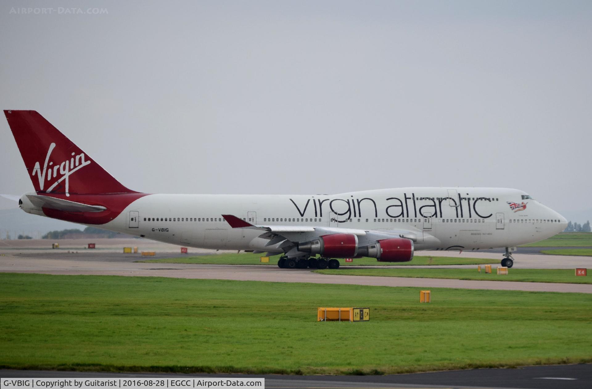 G-VBIG, 1996 Boeing 747-4Q8 C/N 26255, At Manchester