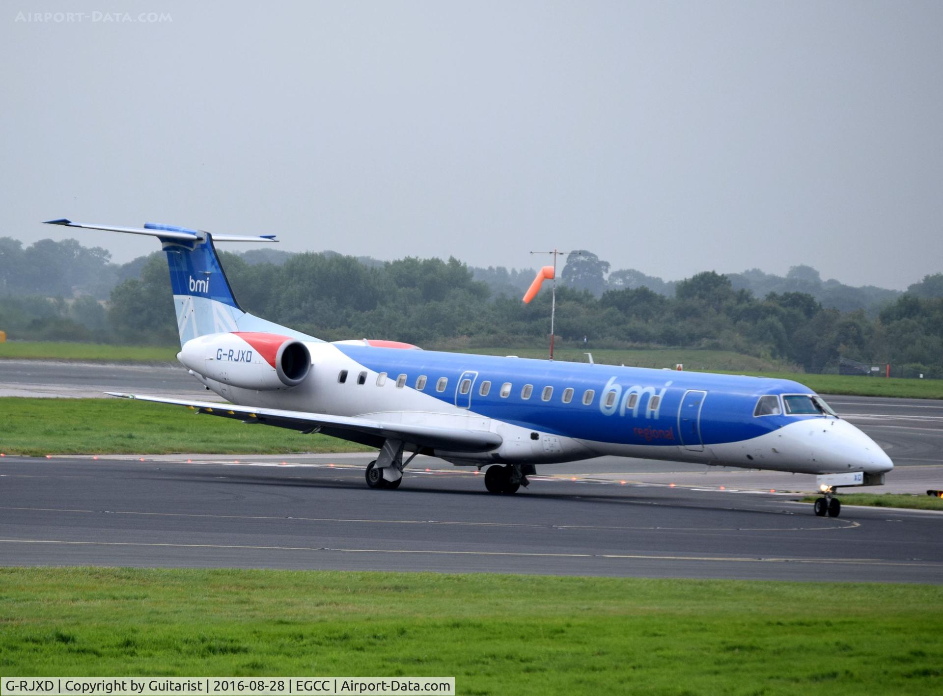 G-RJXD, 2000 Embraer EMB-145EP (ERJ-145EP) C/N 145207, At Manchester