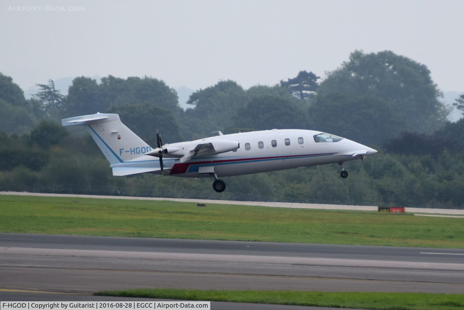 F-HGOD, 2008 Piaggio P-180 Avanti II C/N 1153, At Manchester