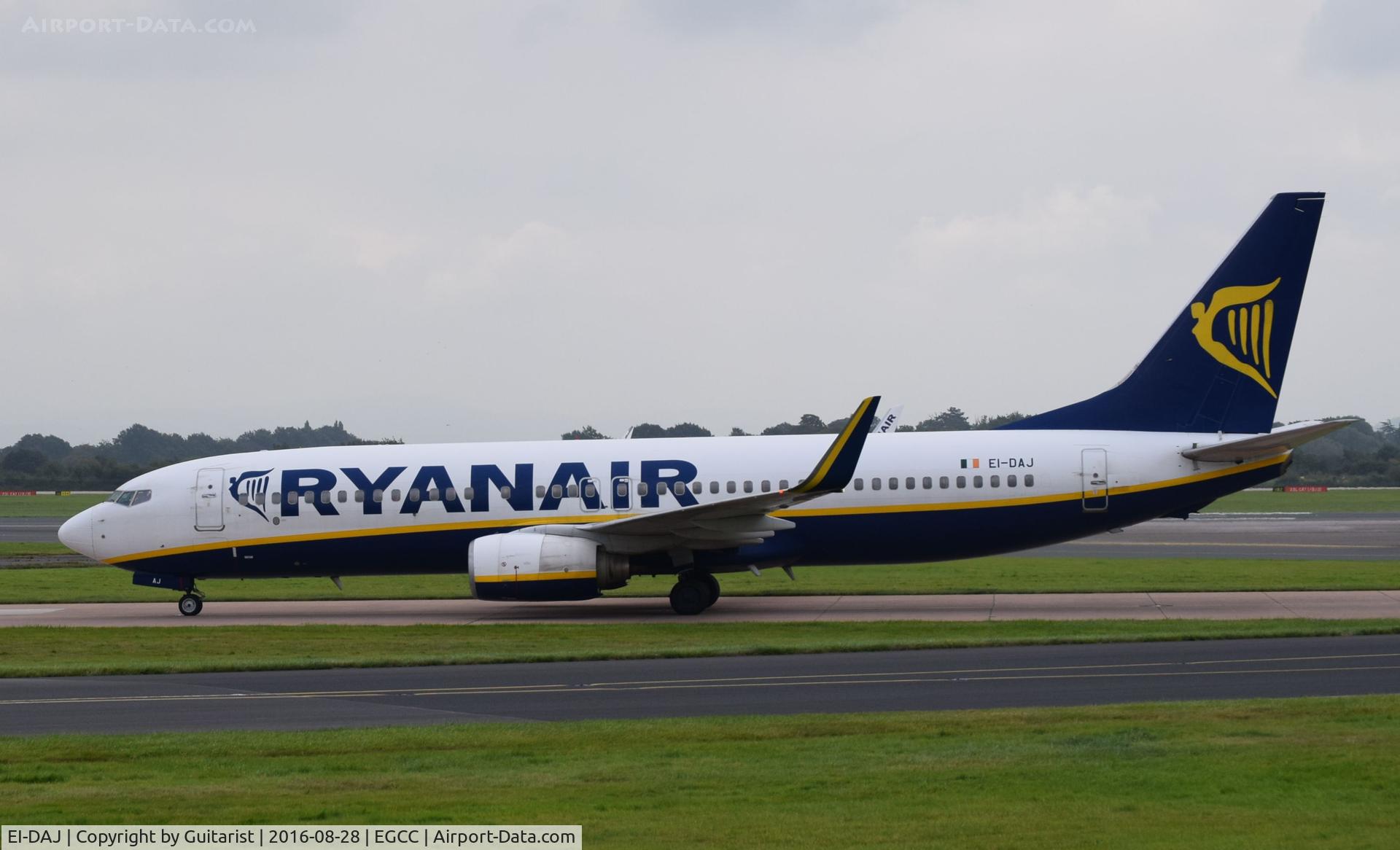 EI-DAJ, 2003 Boeing 737-8AS C/N 33548, At Manchester