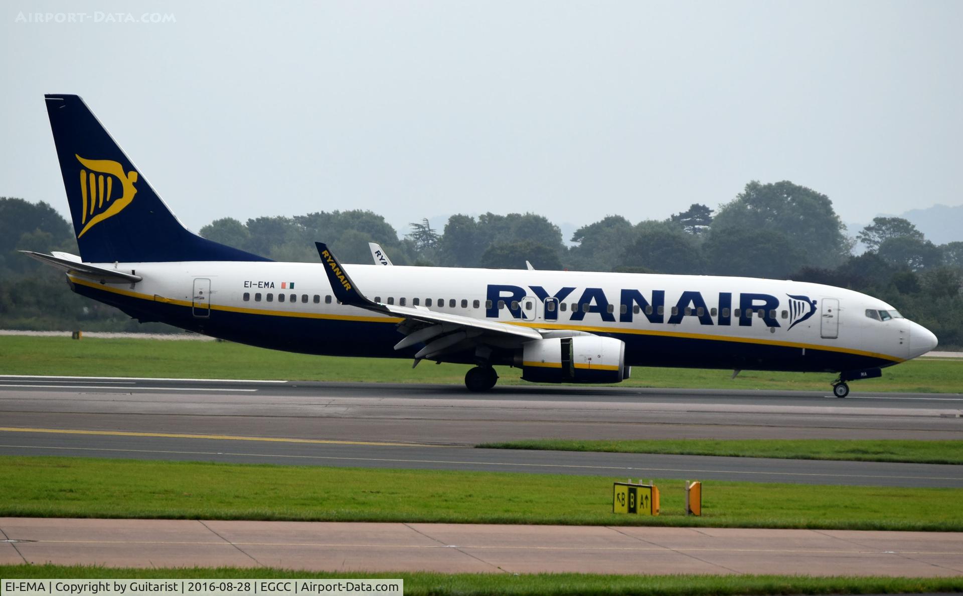 EI-EMA, 2010 Boeing 737-8AS C/N 35032, At Manchester