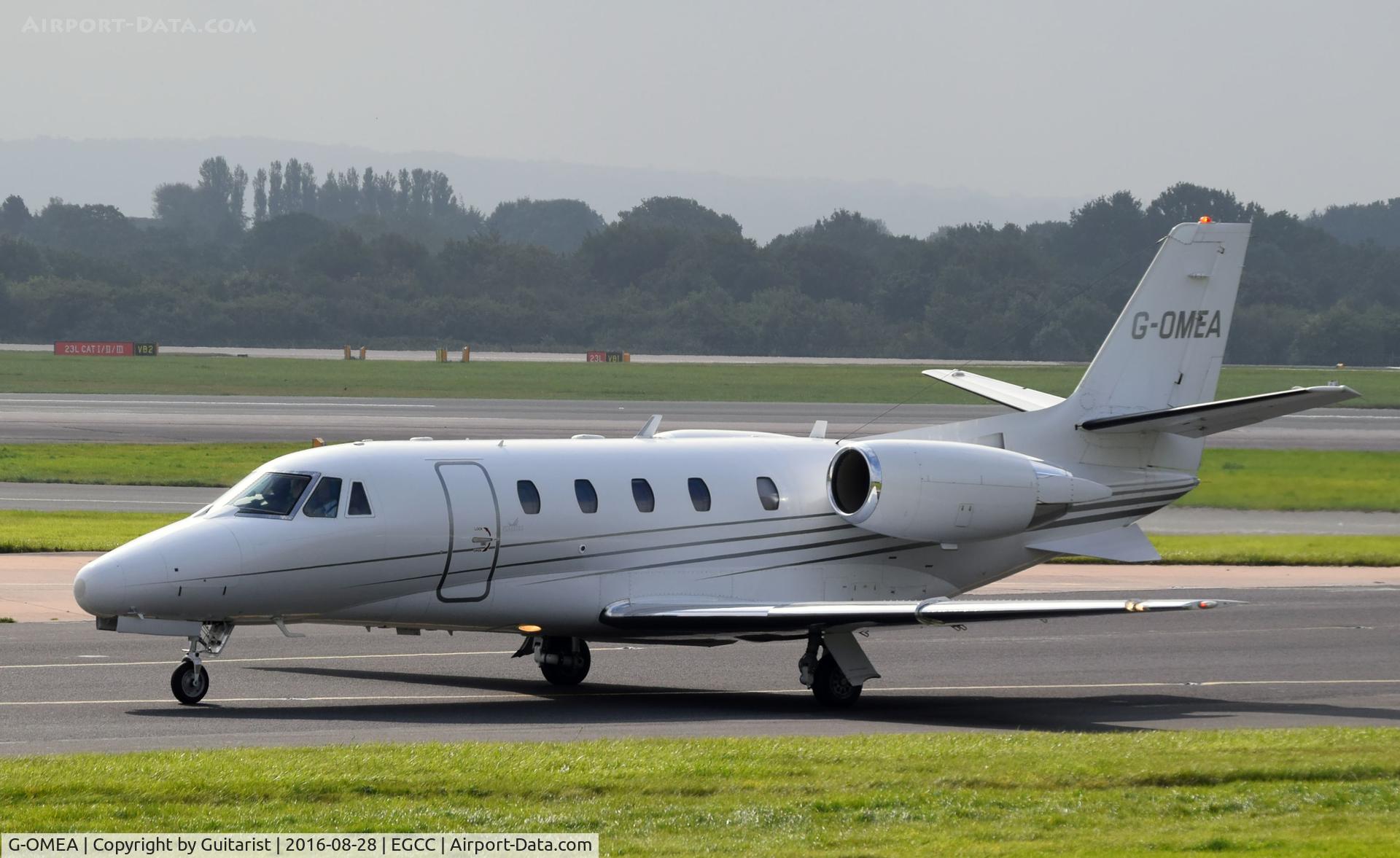 G-OMEA, 2006 Cessna 560XL Citation XLS C/N 560-5610, At Manchester