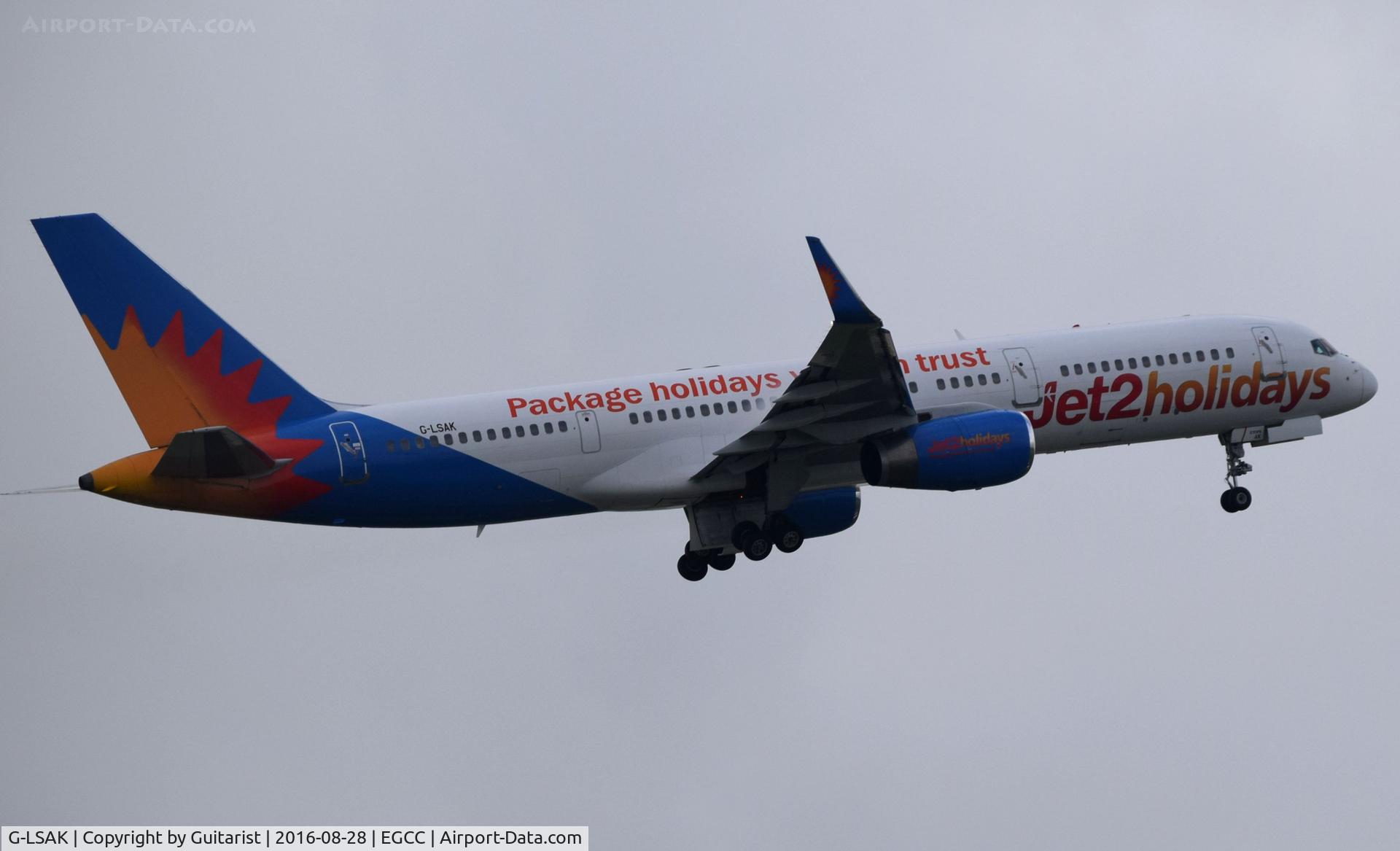 G-LSAK, 1996 Boeing 757-23N C/N 27973, At Manchester