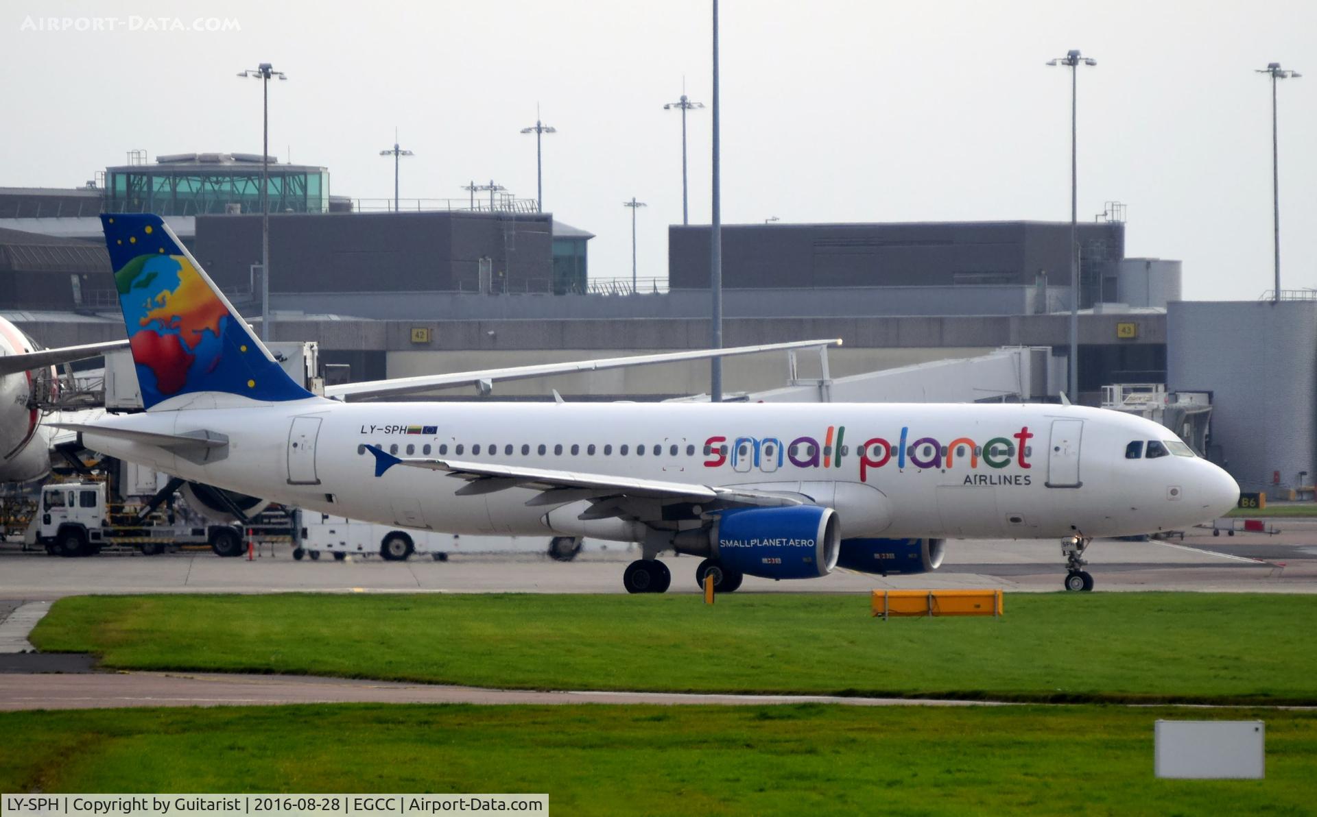 LY-SPH, 1998 Airbus A320-214 C/N 883, At Manchester