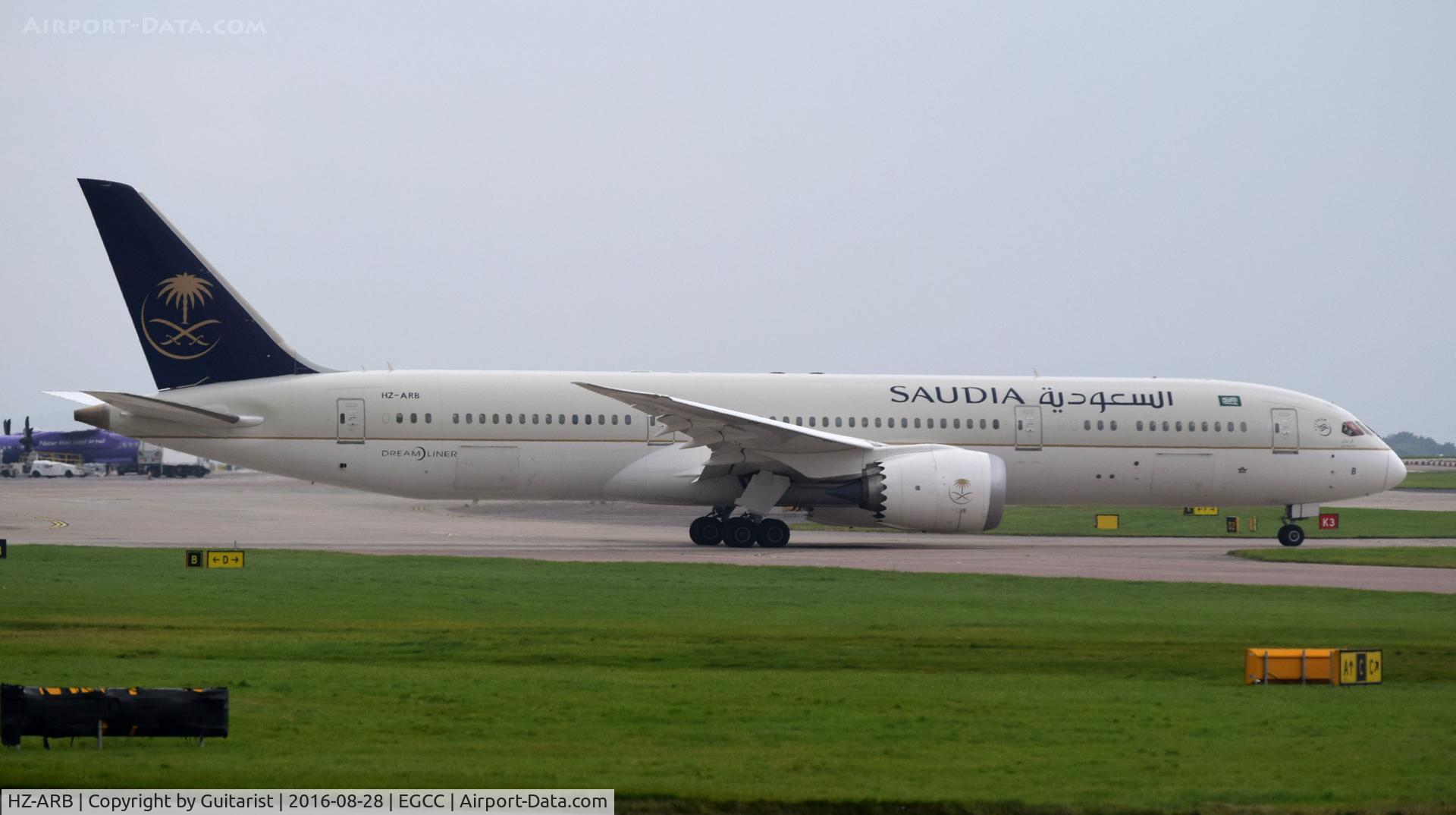 HZ-ARB, 2015 Boeing 787-9 Dreamliner C/N 41545, At Manchester