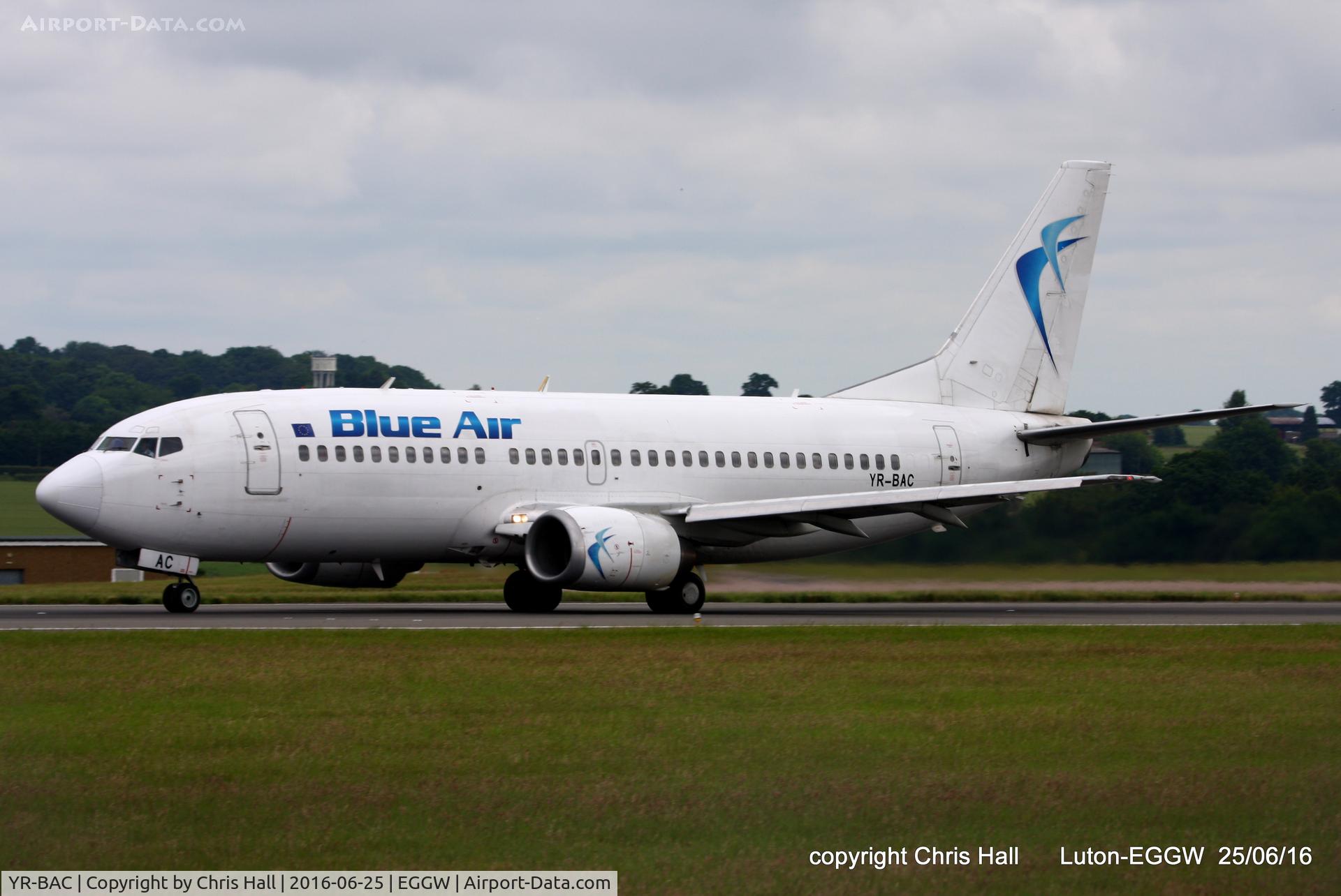 YR-BAC, 1986 Boeing 737-377 C/N 23653, Blue Air