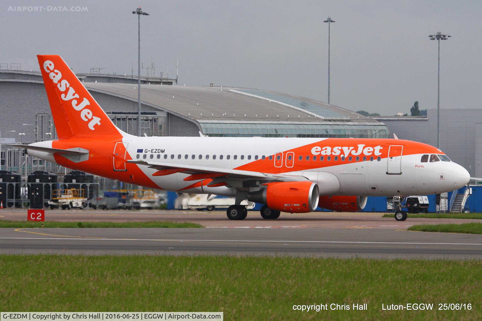 G-EZDM, 2008 Airbus A319-111 C/N 3571, easyJet