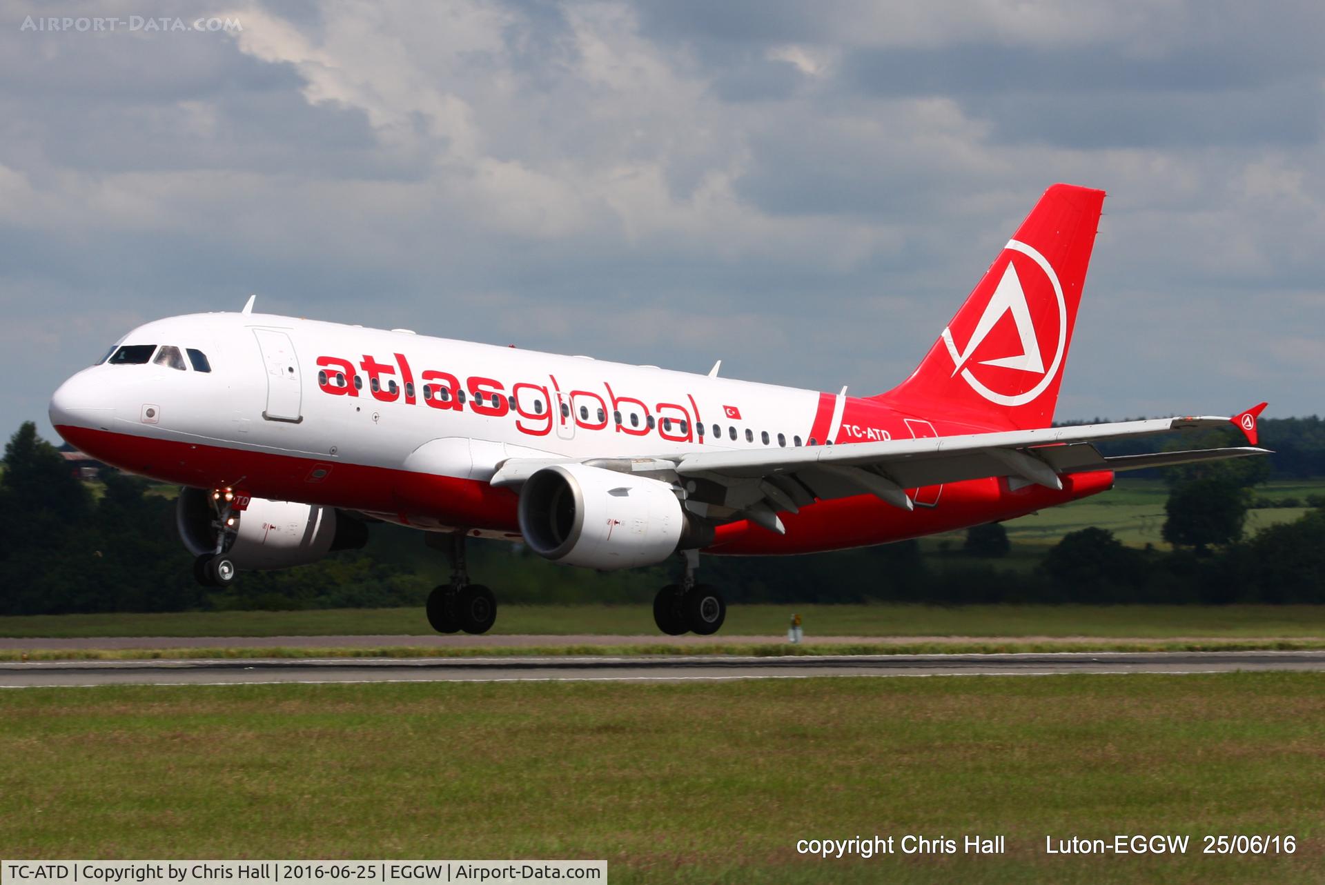 TC-ATD, 1999 Airbus A319-112 C/N 1124, AtlasGlobal
