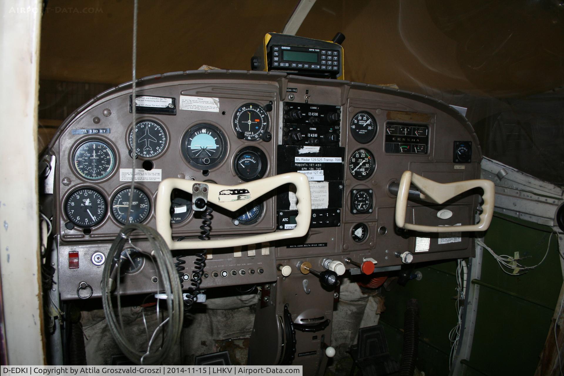 D-EDKI, 1963 Cessna 182F Skylane Skylane C/N 18254573, Kaposújlak Airport, Hungary