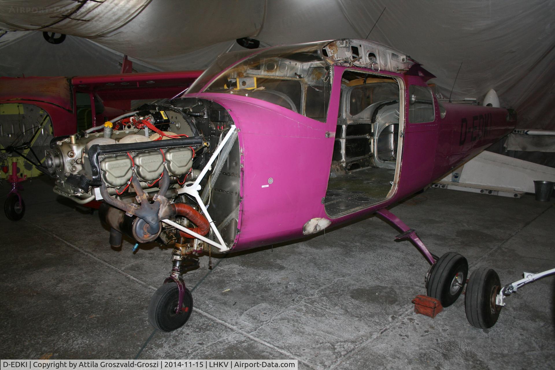 D-EDKI, 1963 Cessna 182F Skylane Skylane C/N 18254573, Kaposújlak Airport, Hungary