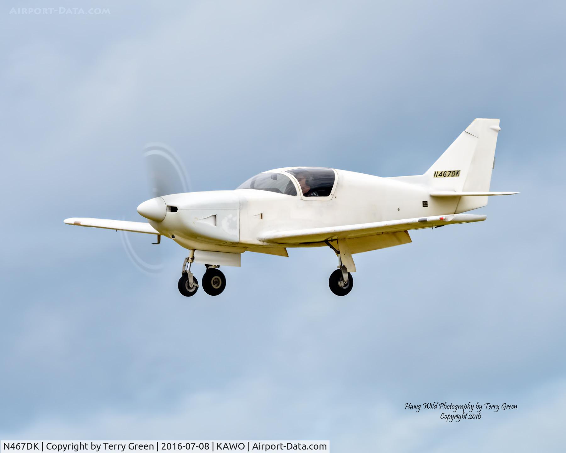N467DK, 1995 Stoddard-Hamilton GLASAIR RG C/N 467, KAWO