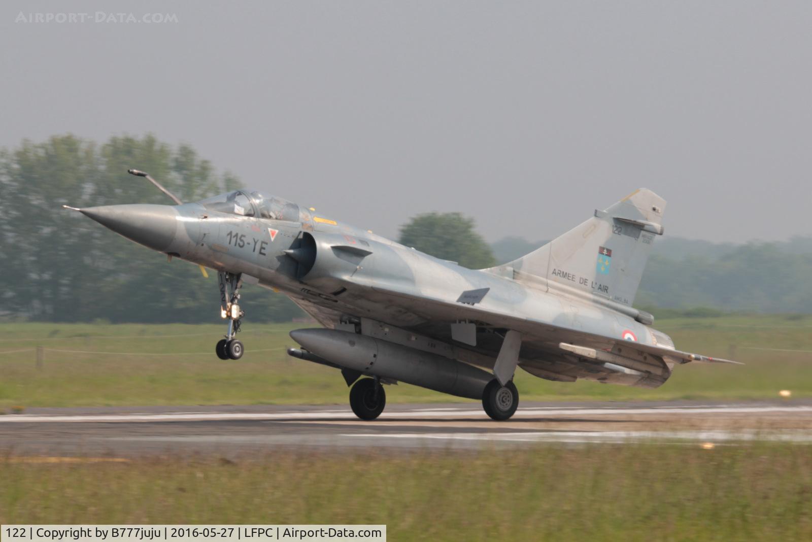 122, Dassault Mirage 2000C C/N 405, at Creil with new code 115-YE