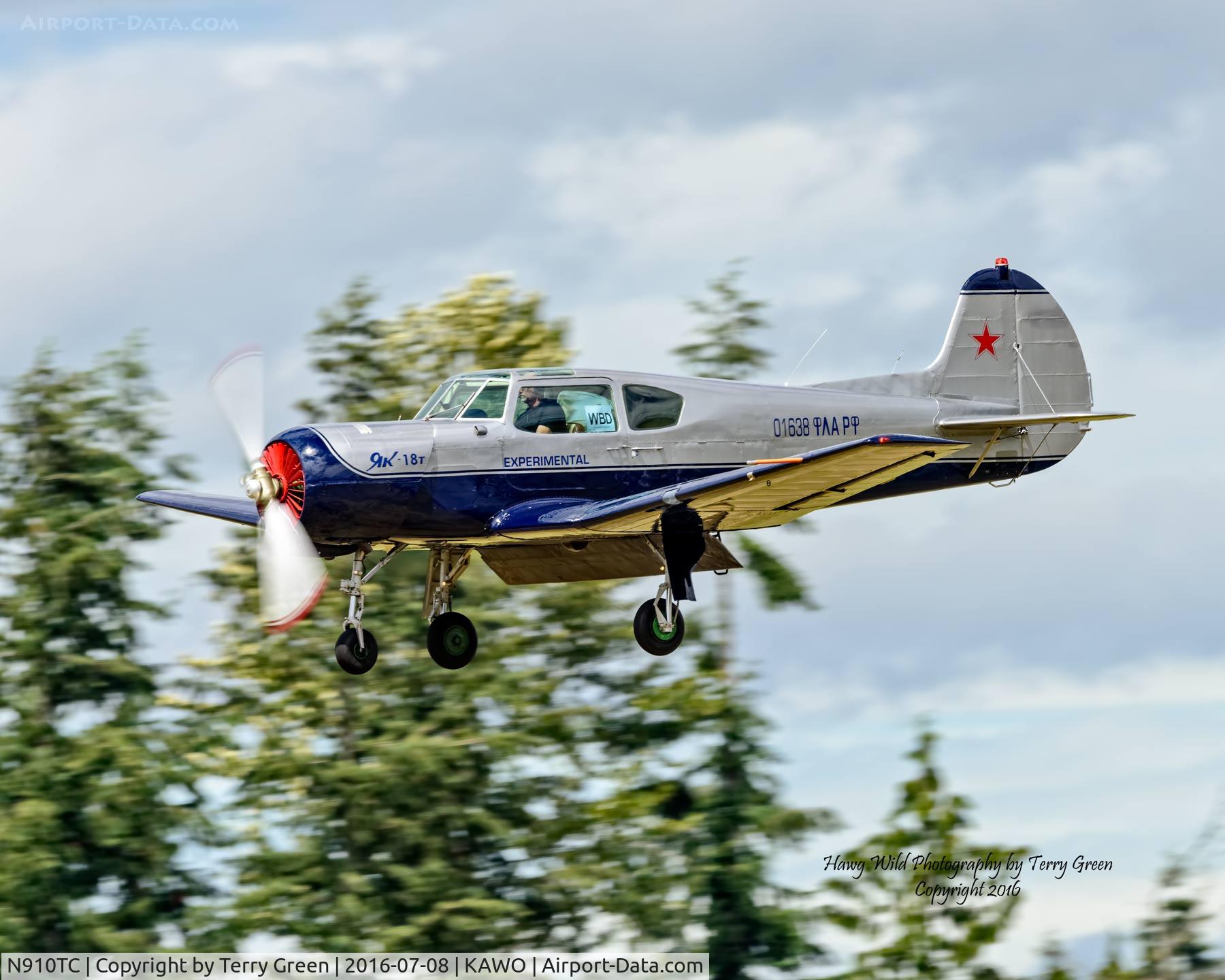 N910TC, Yakovlev Yak-18T C/N 5200808, KAWO