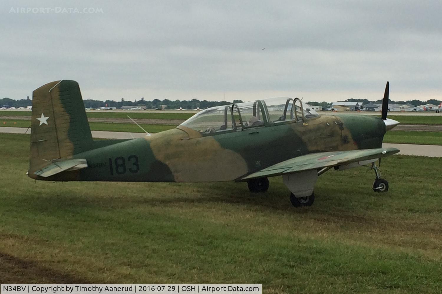 N34BV, 1956 Beech T-34A Mentor Mentor C/N CG-152, 1956 Beech T-34A Mentor, c/n: CG-152
