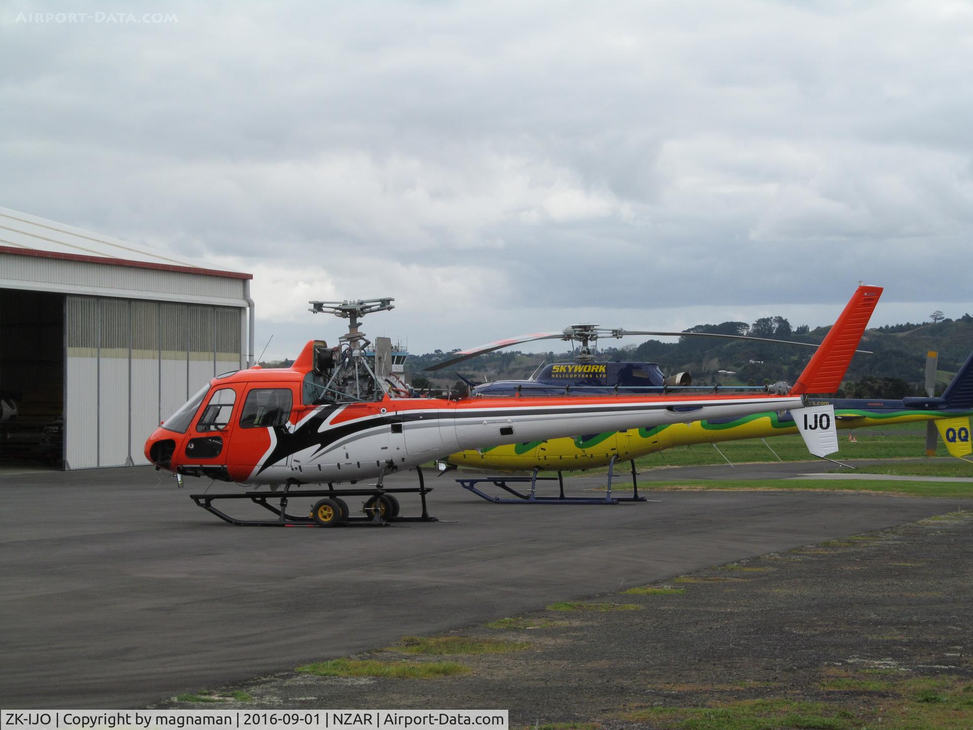 ZK-IJO, Eurocopter AS-350B-3 Ecureuil Ecureuil C/N 7451, at ardmore