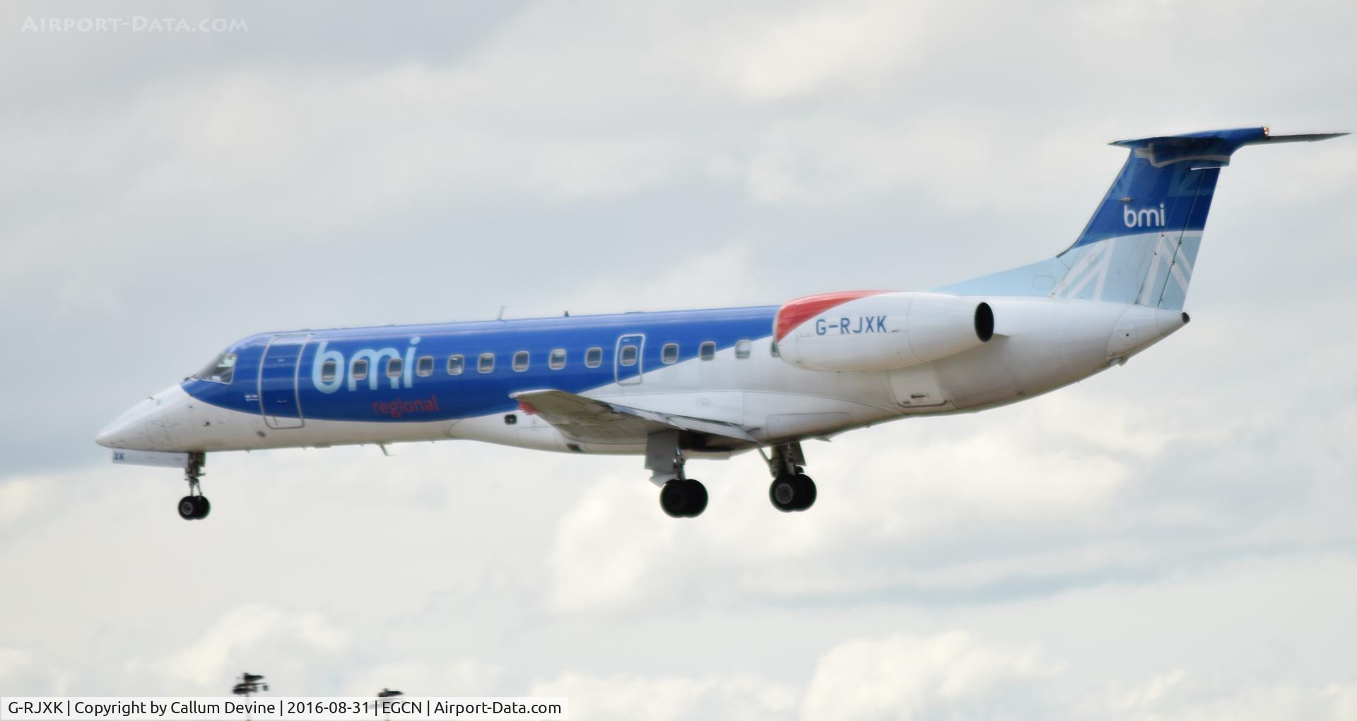 G-RJXK, 2001 Embraer ERJ-135ER (EMB-135ER) C/N 145494, G-RJXK circuit training at DSA